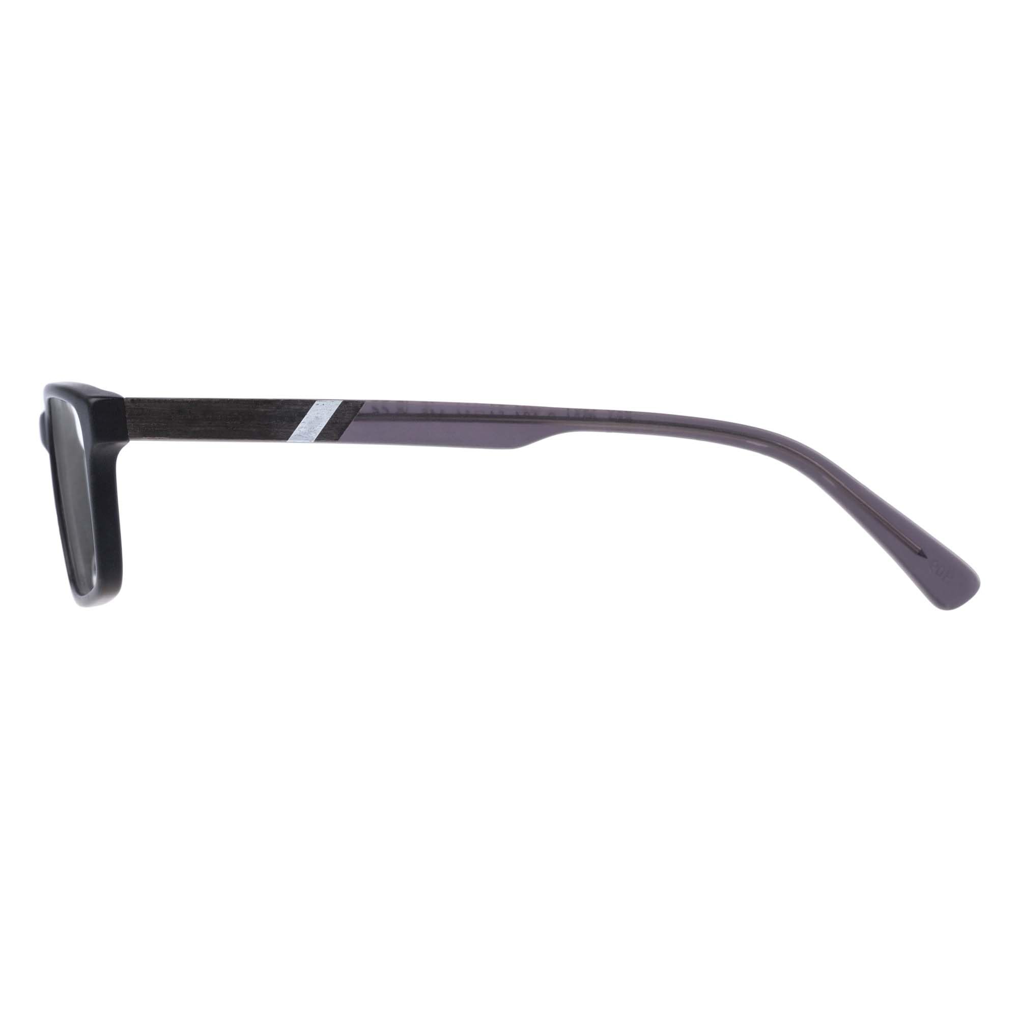 botaniq-brille-mit-sehst-rke-f-r-herren-rechteckig-acetat-matte-schwarz-holz-gre image 3