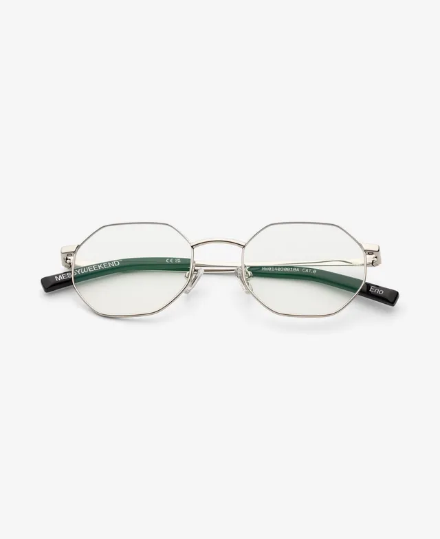 messyweekend-eno-sonnenbrille-shiny-silver-clear image 1