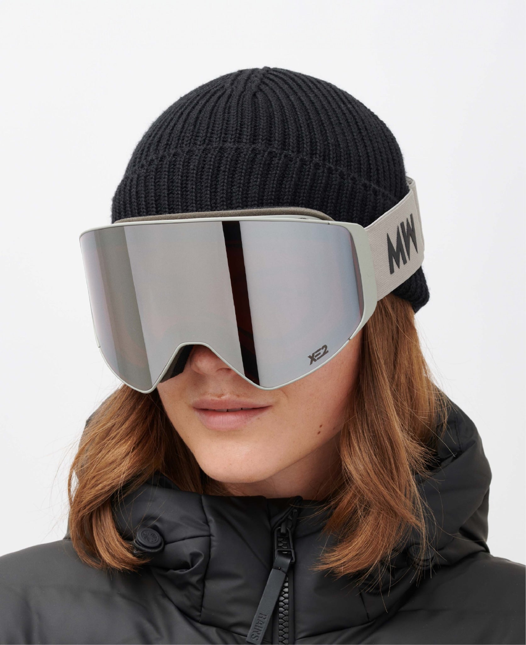 messyweekend-clear-xe2-skibrille-light-grey-silver-mirrored image 2