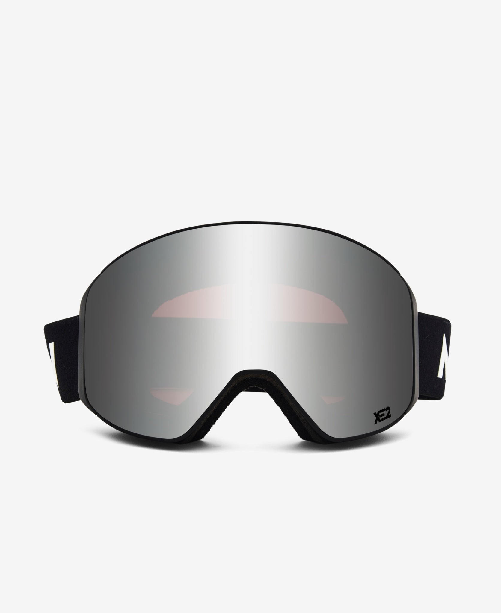 messyweekend-clear-xe2-skibrille-black-silver-mirrored image 1