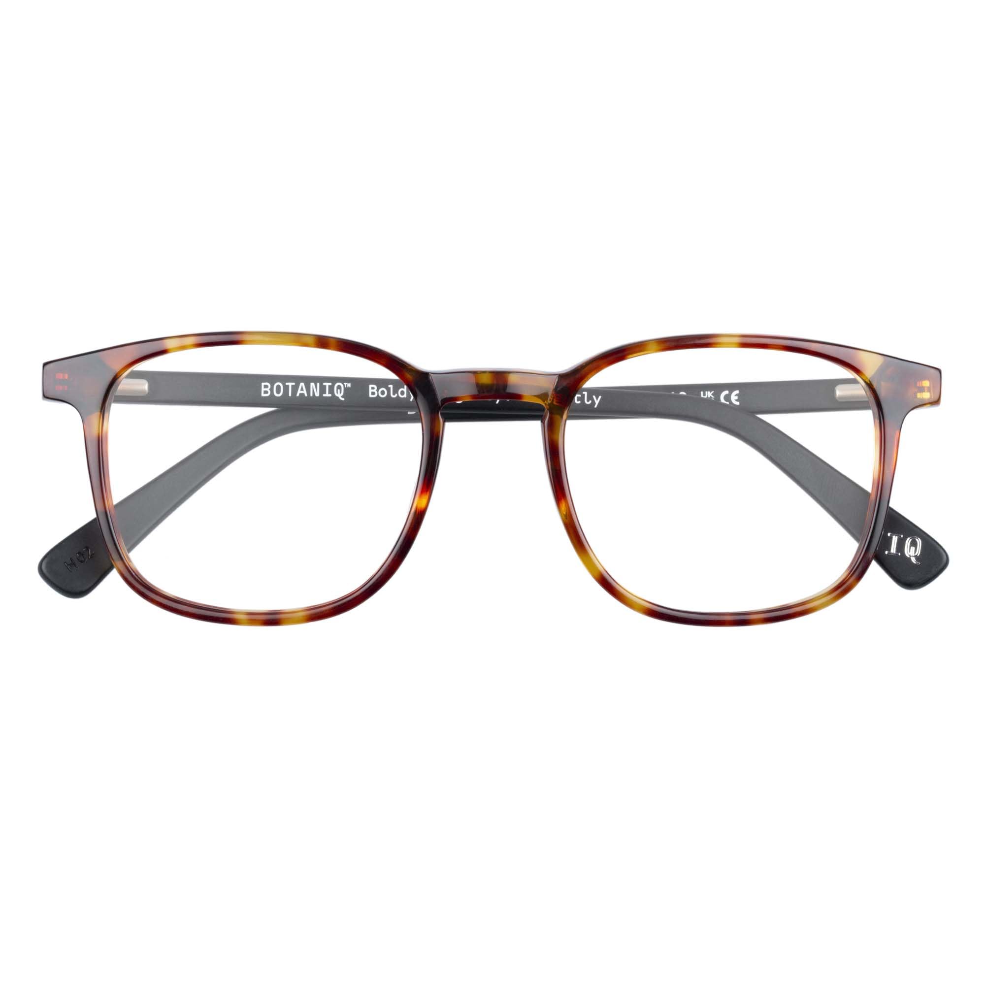 botaniq-brille-mit-sehst-rke-f-r-herren-quadratisch-acetat-gloss-tort-cork-schwa image 2