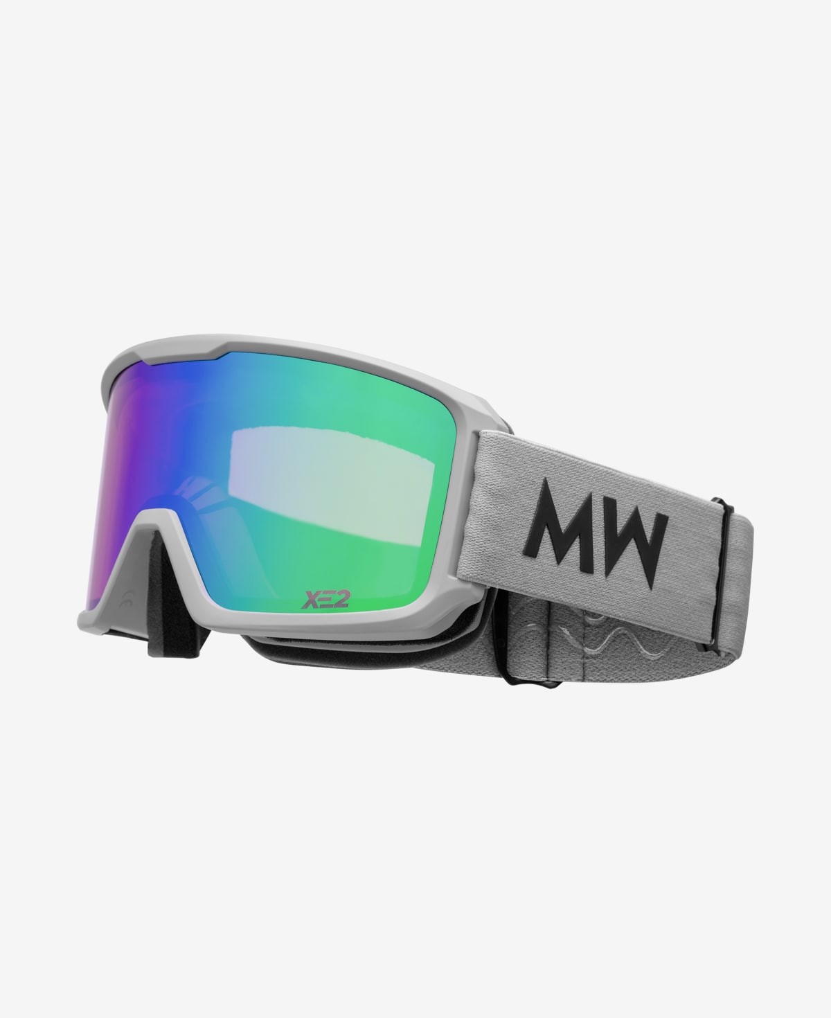 messyweekend-ferdi-xe2-skibrille-light-grey-green-mirrored image 3