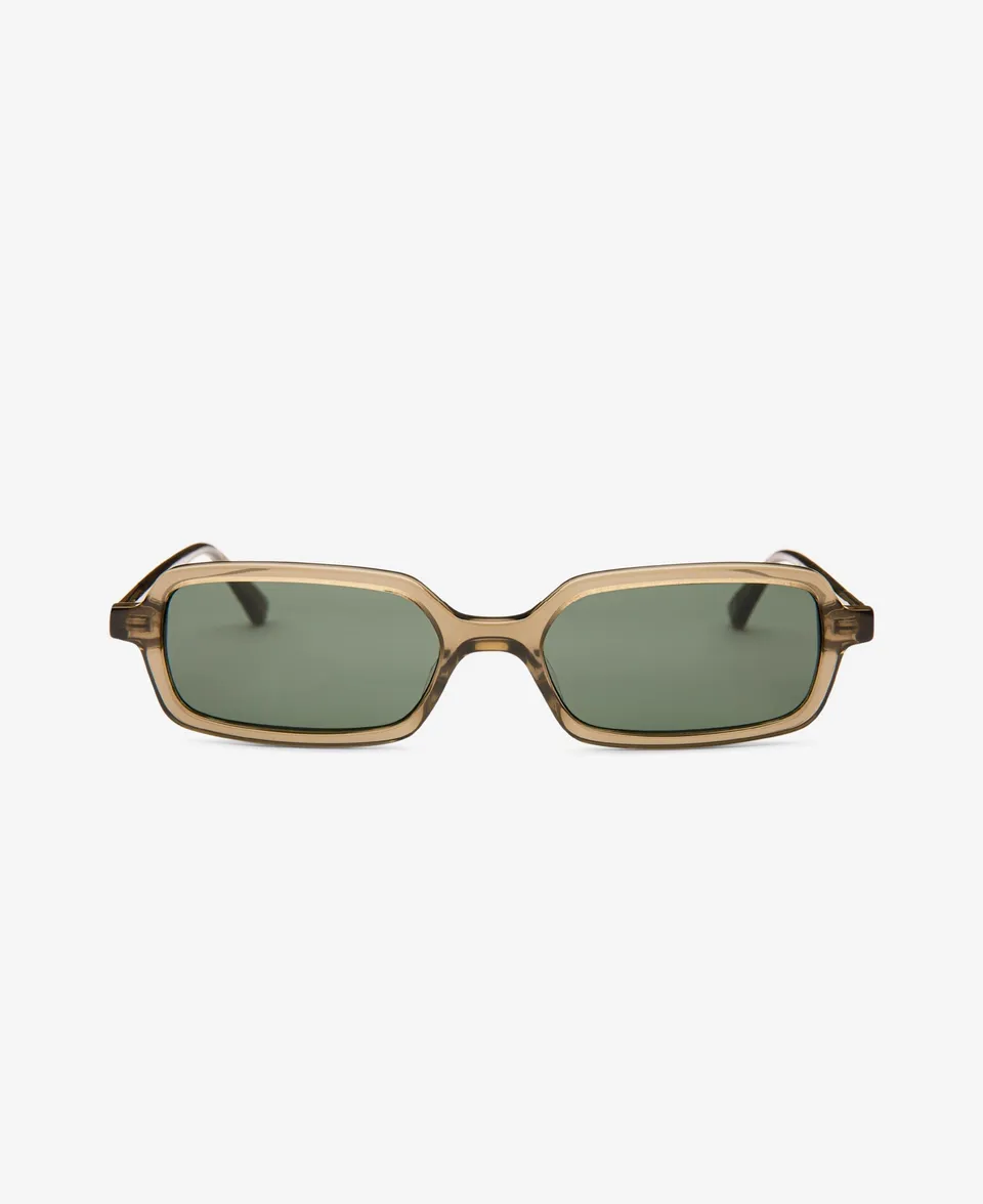 messyweekend-milo-brillenfassung-bottle-green-green-schmales-rechteck-acetat image 1