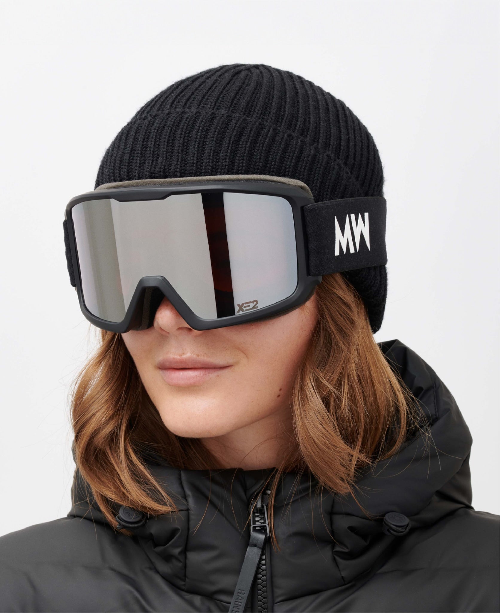 messyweekend-ferdi-xe2-skibrille-black-silver-mirrored image 2