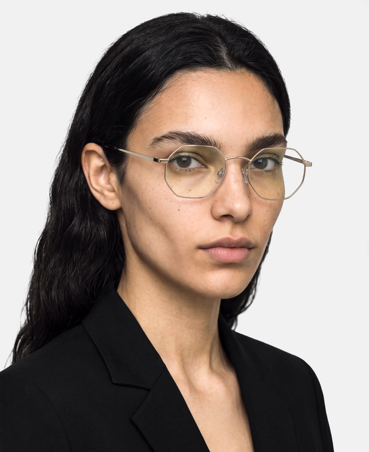 messyweekend-eno-sonnenbrille-shiny-silver-clear image 3