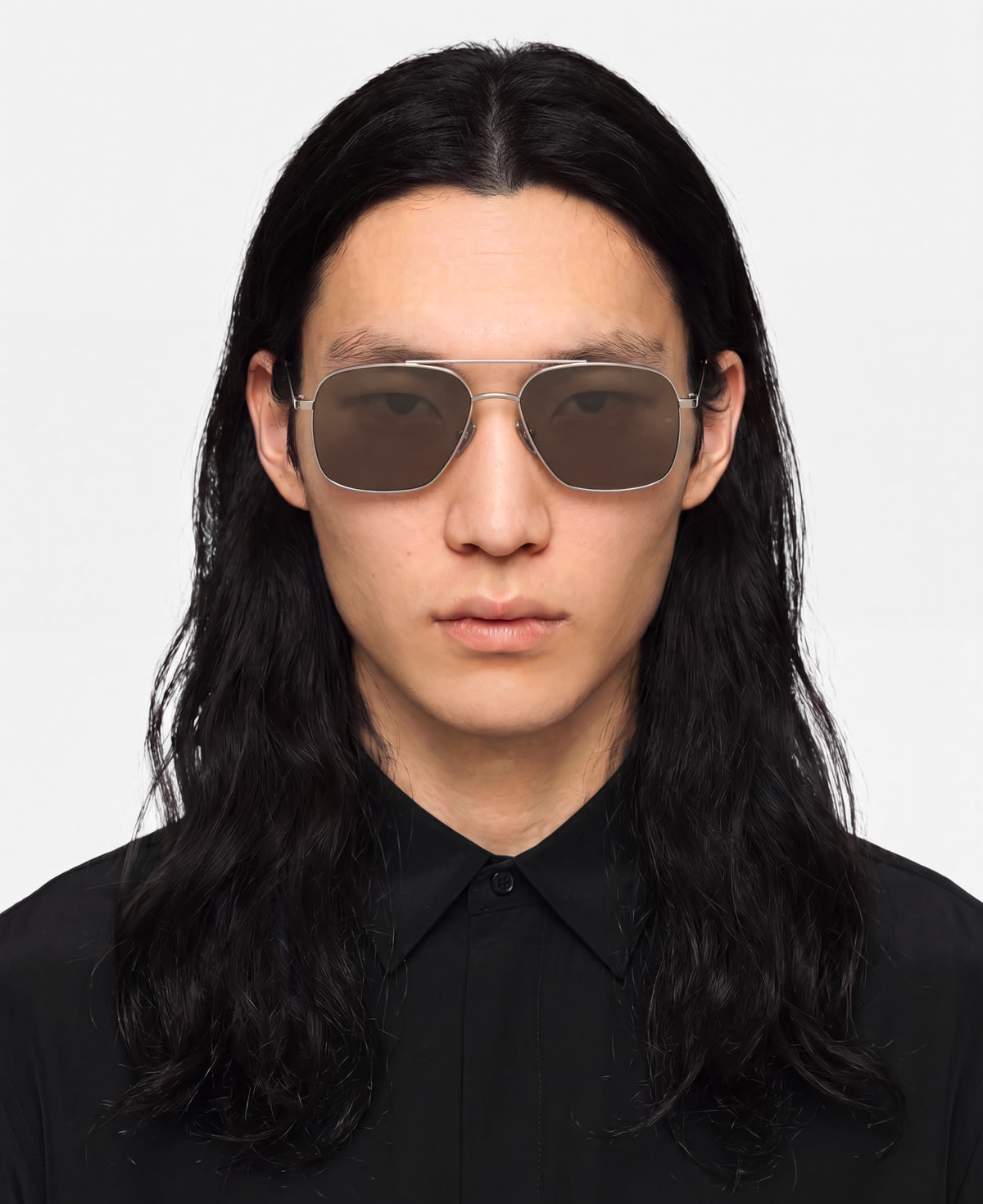 messyweekend-veo-shiny-silver-deep-khaki-sonnenbrille image 2