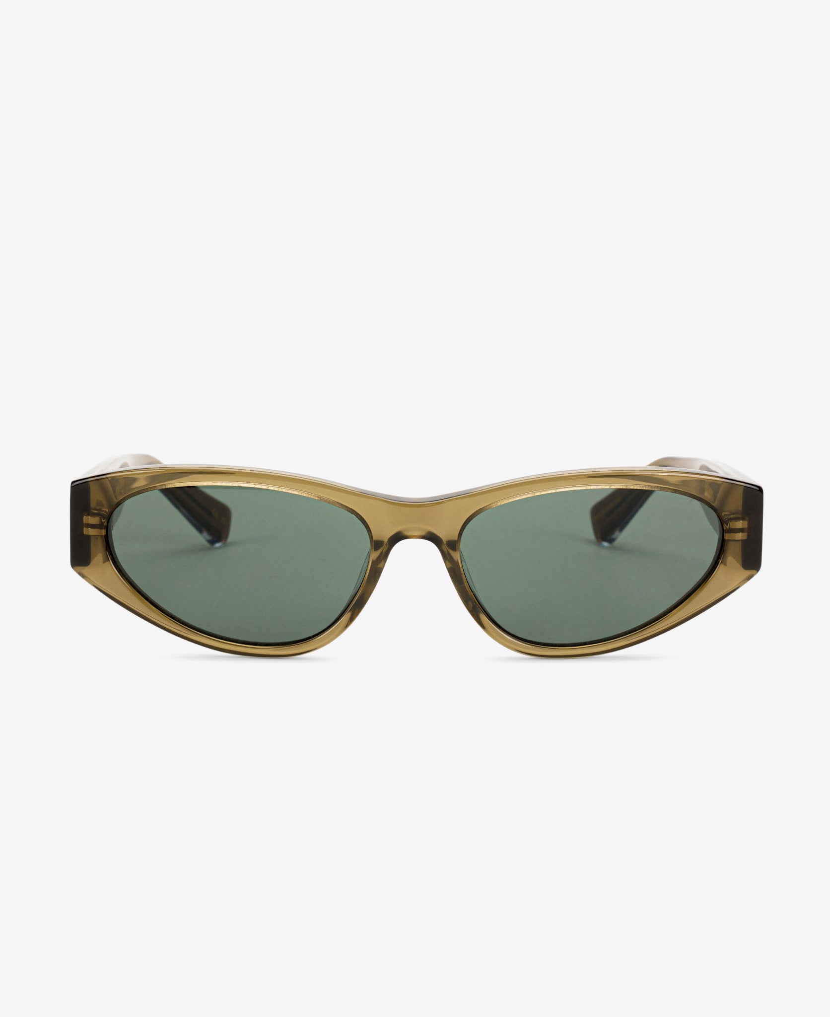 messyweekend-blade-sonnenbrille-bottle-green-transparent-green-oval image 1