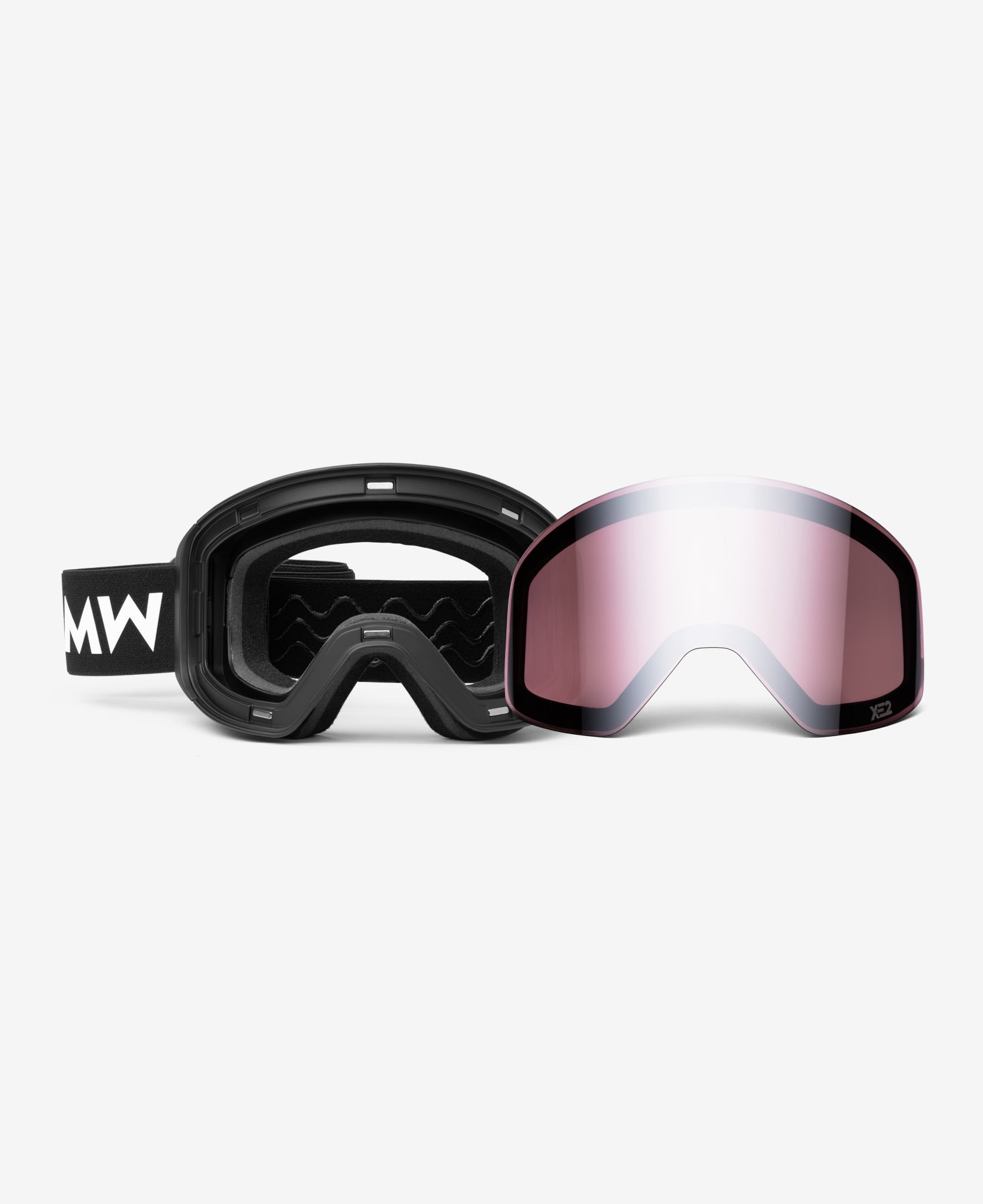 messyweekend-clear-xe2-skibrille-black-silver-mirrored image 6