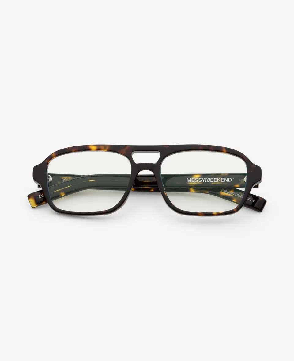 messyweekend-yori-sonnenbrille-dark-havana-clear image 1