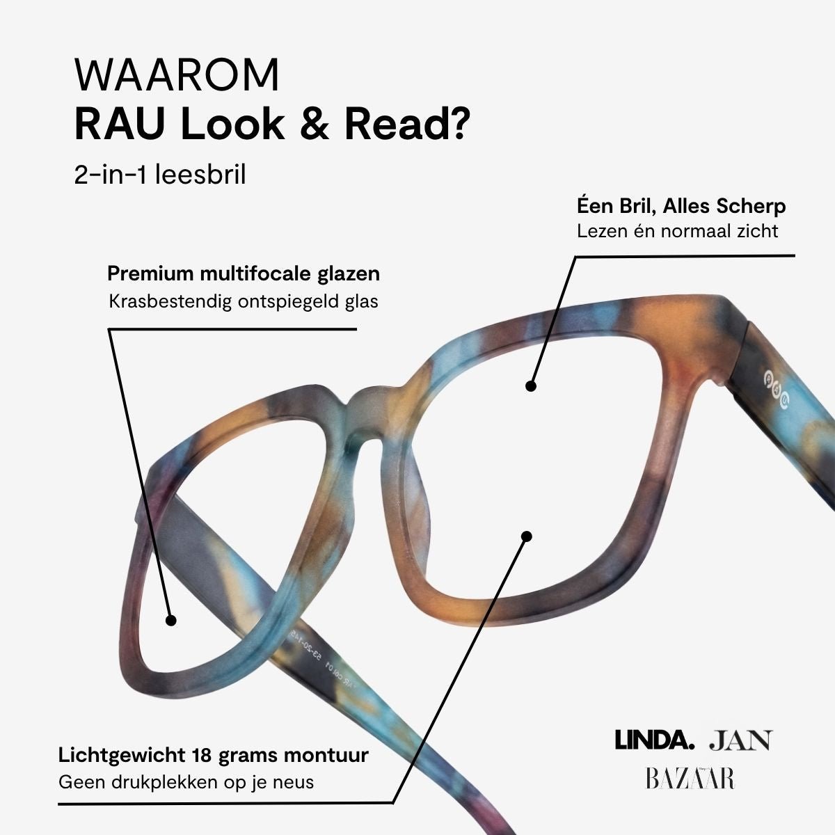 rau-readers-bazaar-multifokale-brille-tortoise-blue-matte image 3