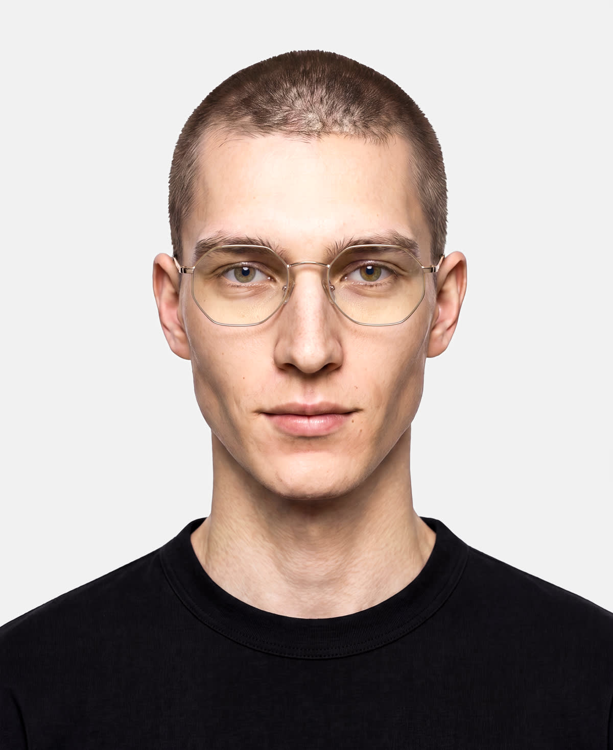messyweekend-eno-brille-shiny-gold-clear image 2