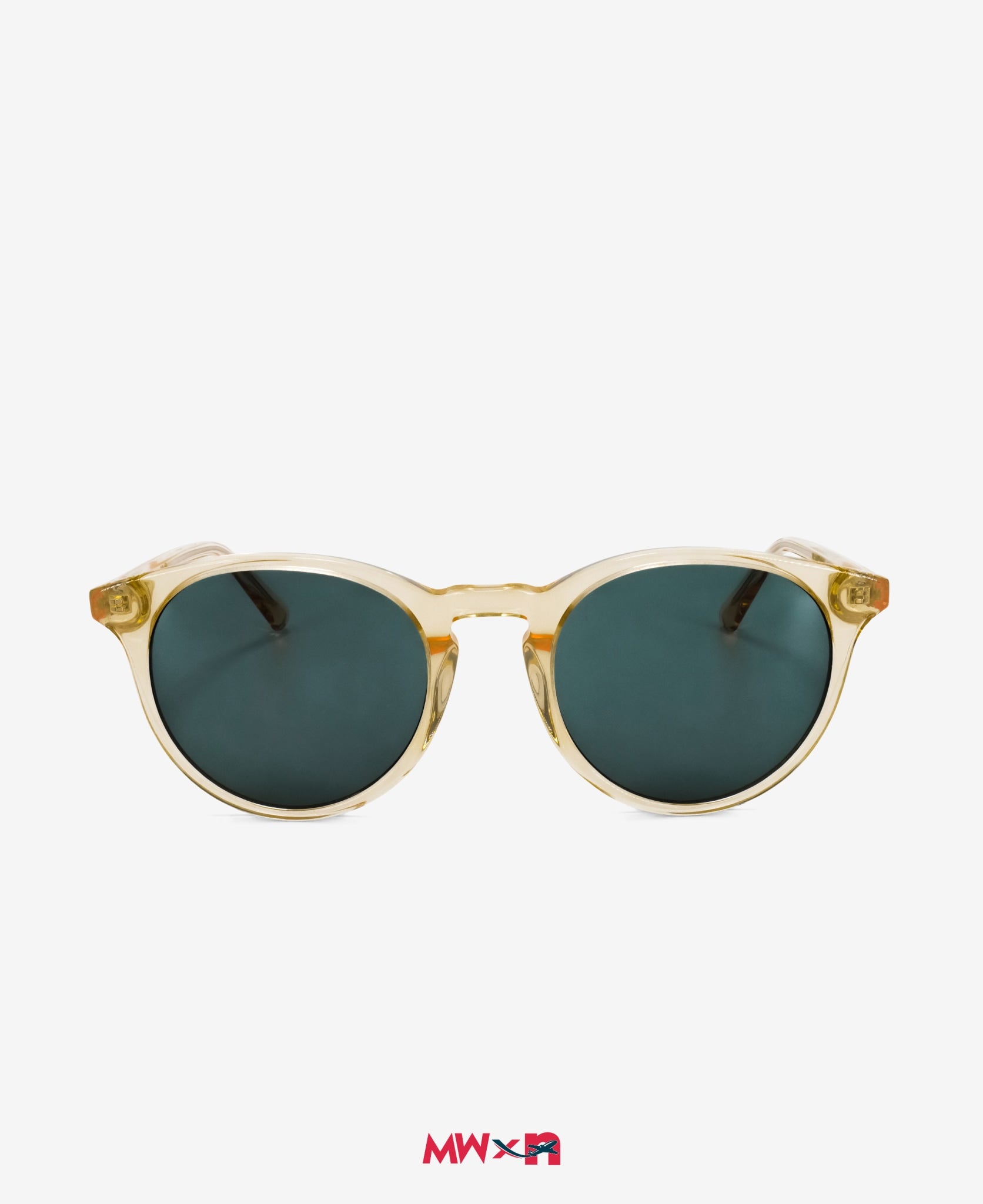 messyweekend-nd-by-norwegian-piloten-sonnenbrille-champagne-green image 1