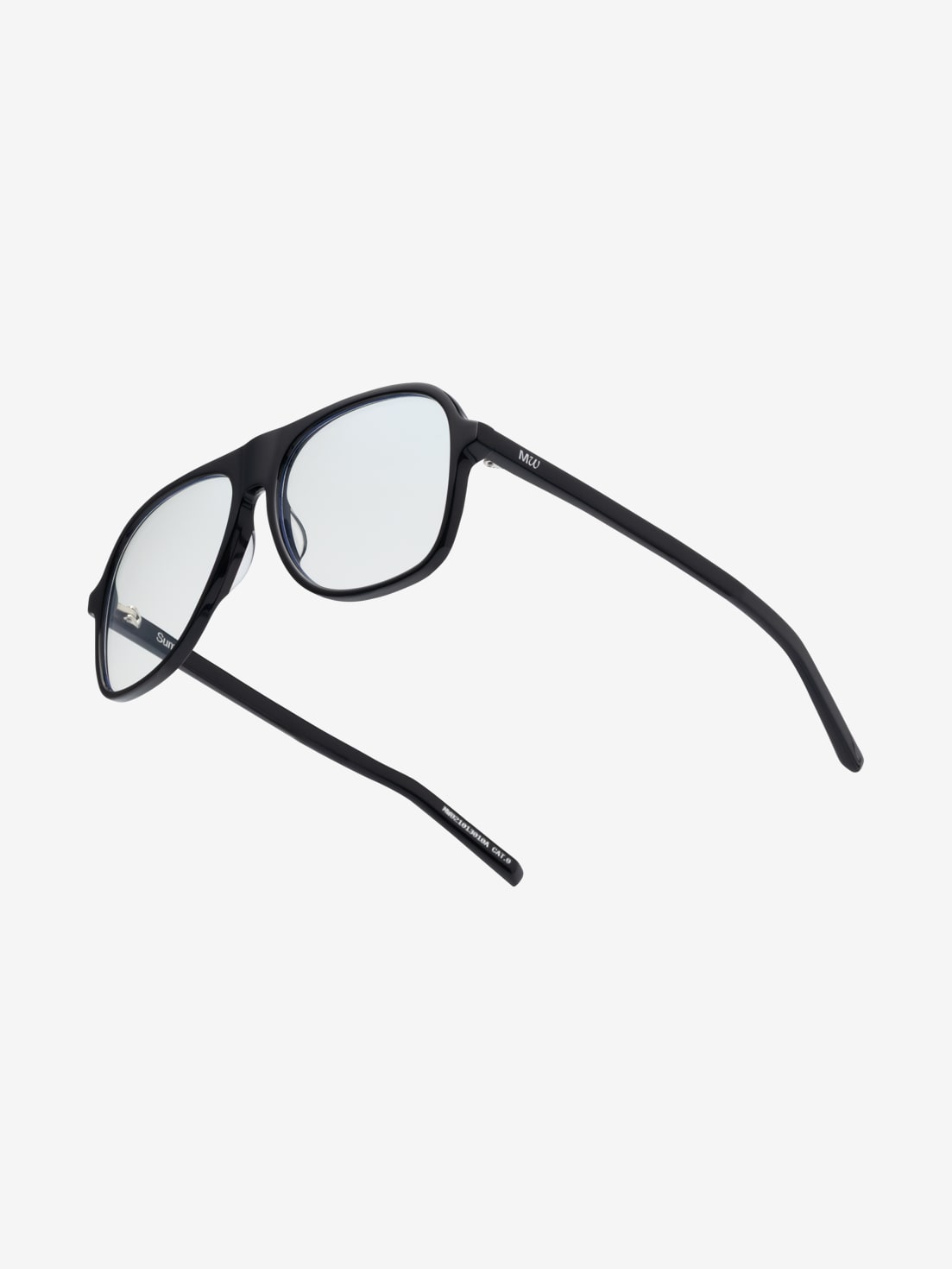 messyweekend-sumi-pilotenbrille-black-clear image 4