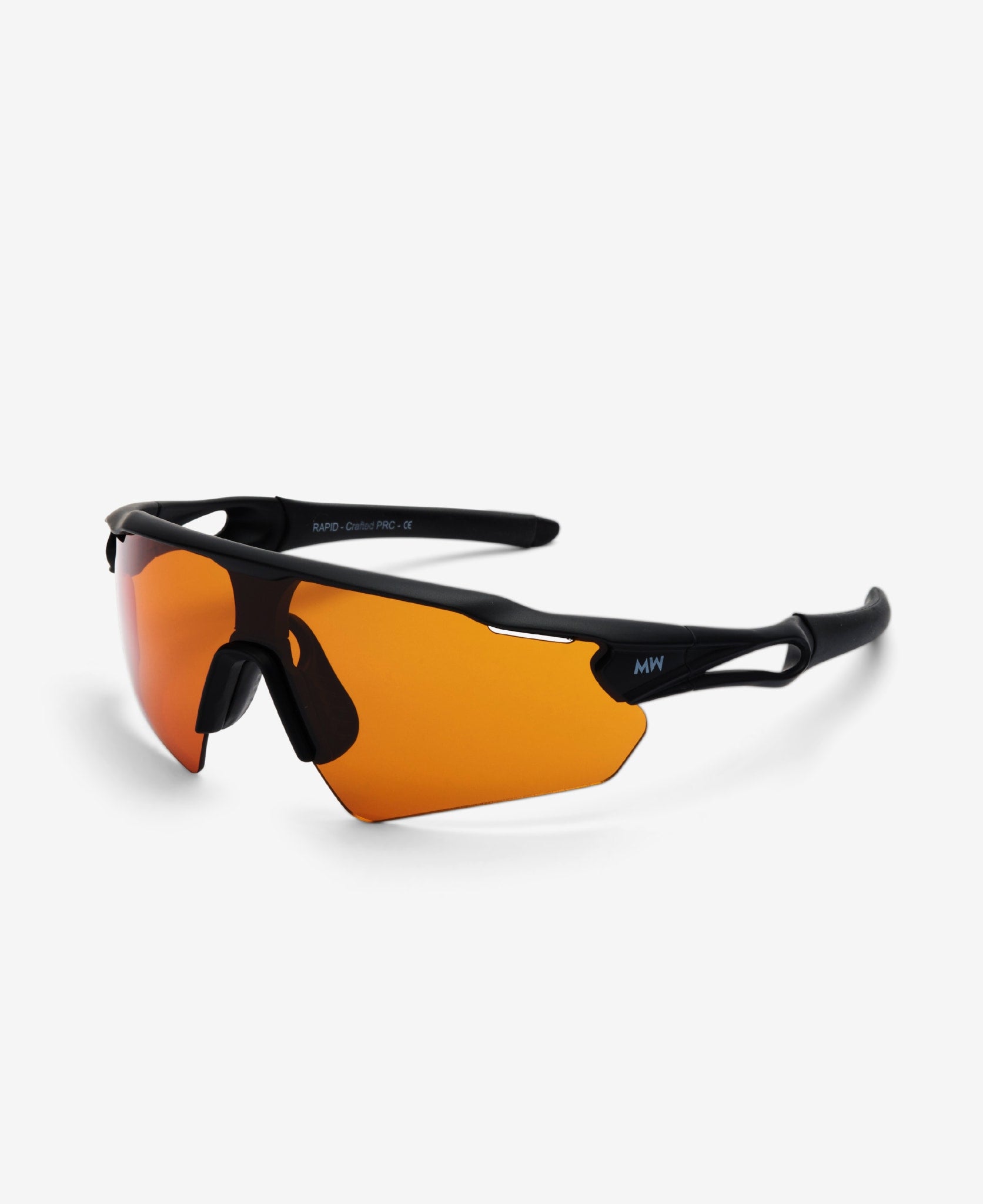 messyweekend-rapid-sport-sonnenbrille-black-orange image 2