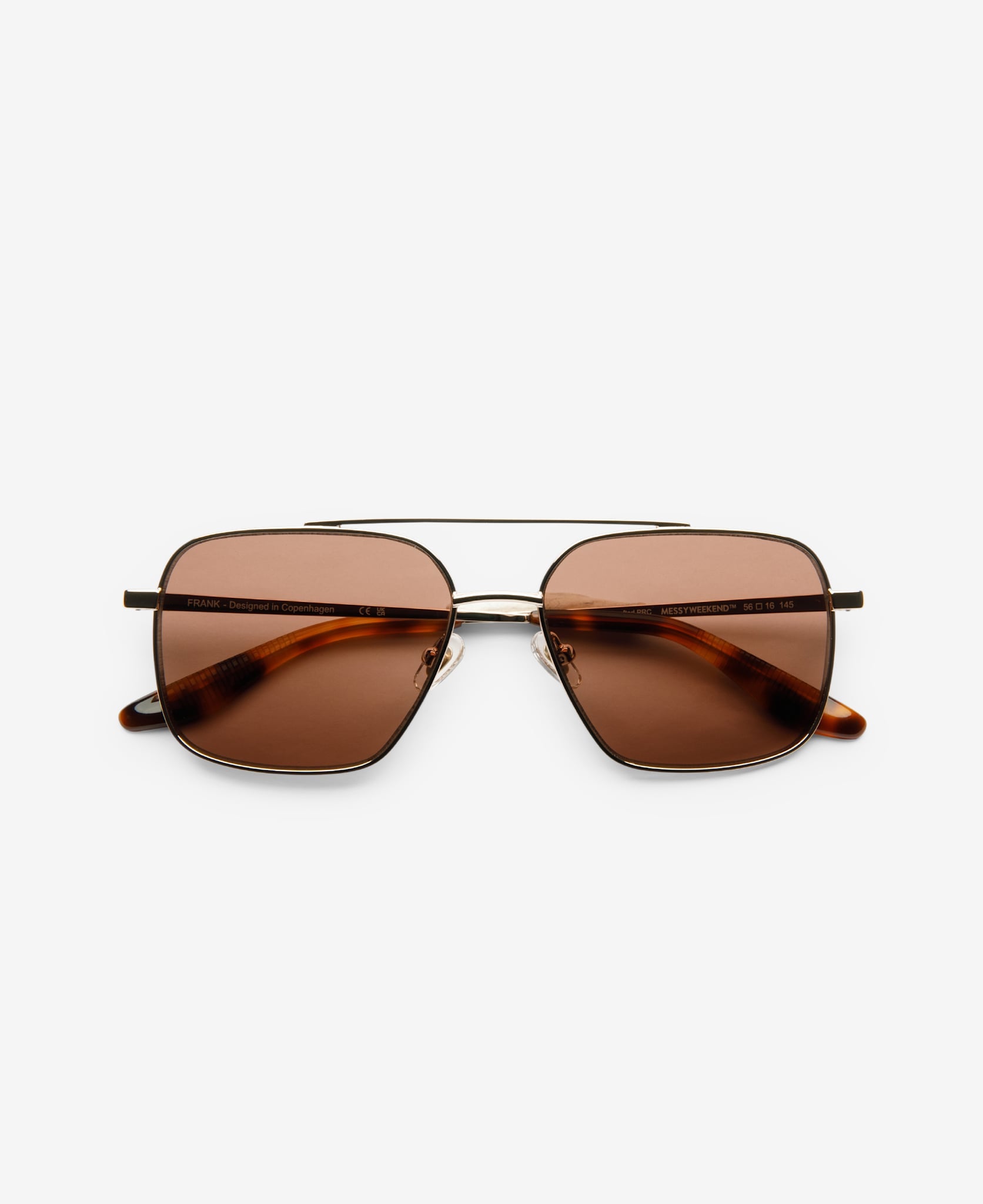 messyweekend-frank-sonnenbrille-tortoise-brown-metall-aviator image 2