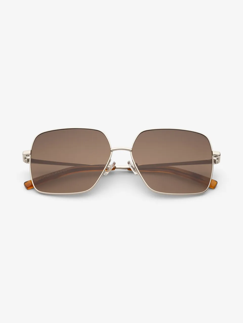 messyweekend-arel-sonnenbrille-shiny-silver-deep-brown-gradient-navigator image 1