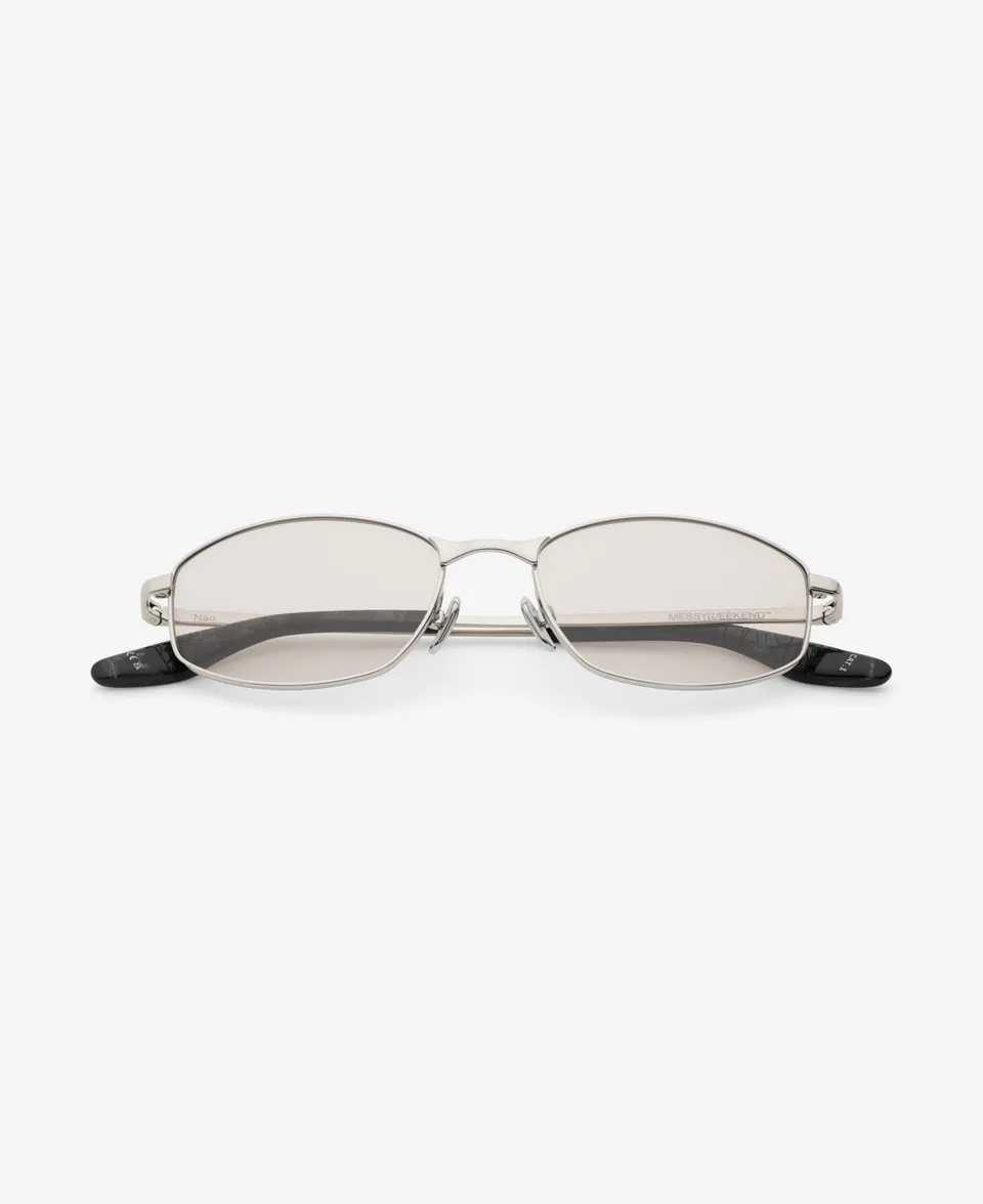 messyweekend-nao-sonnenbrille-shiny-silver-soft-brown image 1