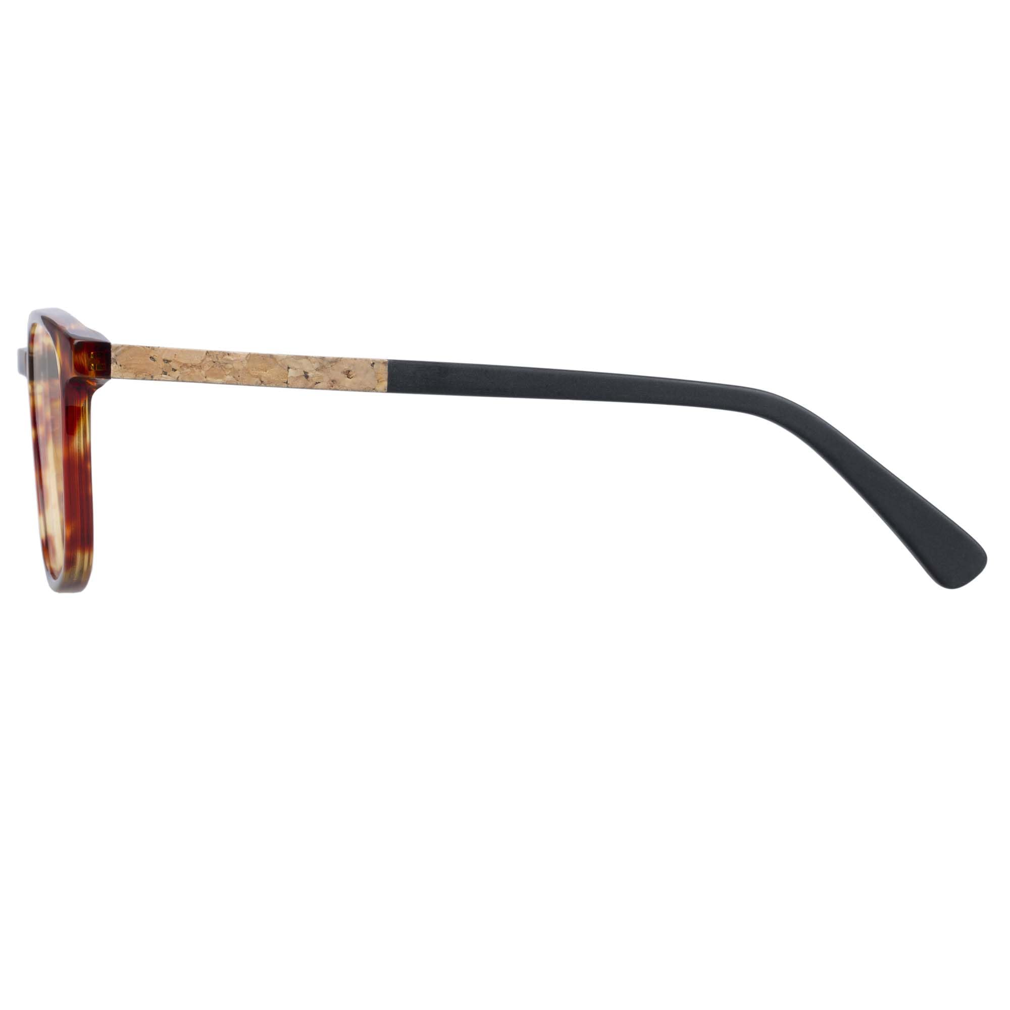 botaniq-brille-mit-sehst-rke-f-r-herren-quadratisch-acetat-gloss-tort-cork-schwa image 3