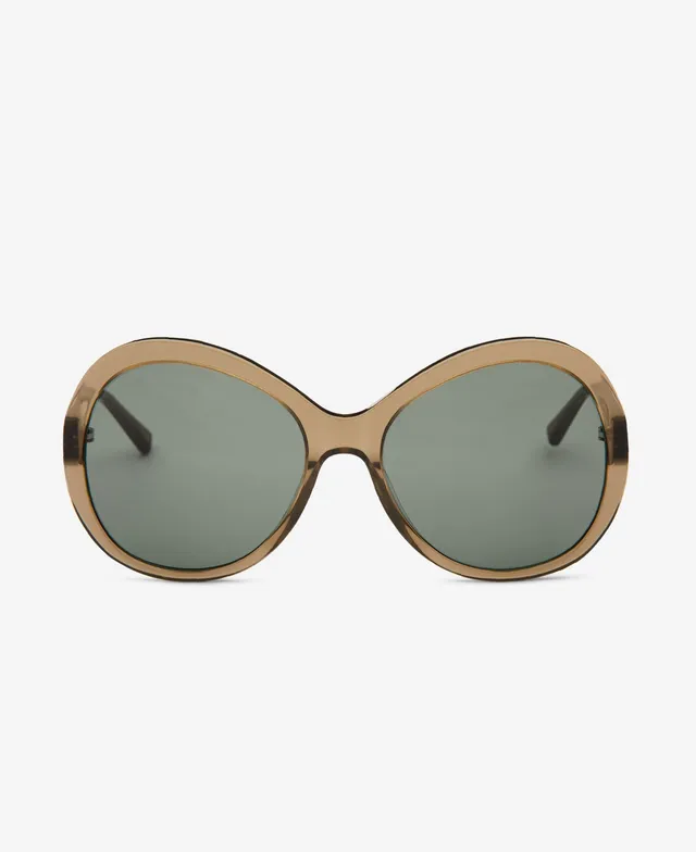 messyweekend-olivia-sonnenbrille-bottle-green-green-rund-oversized image 1