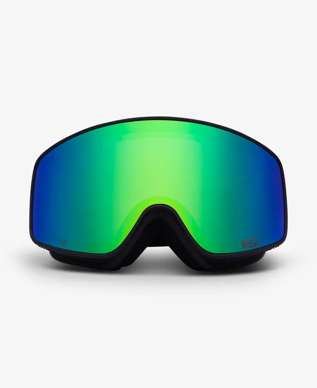messyweekend-flash-kinder-skibrille-black-green-verspiegelt image 1