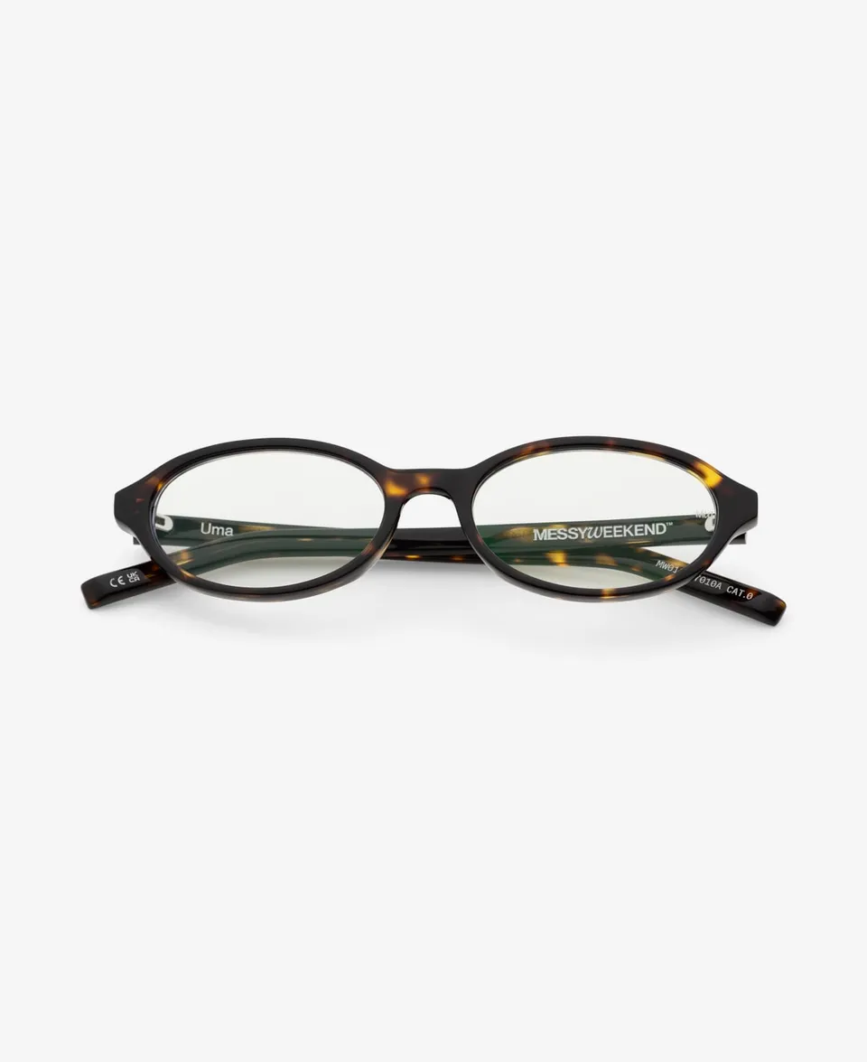 messyweekend-uma-sonnenbrille-dark-havana-clear image 1
