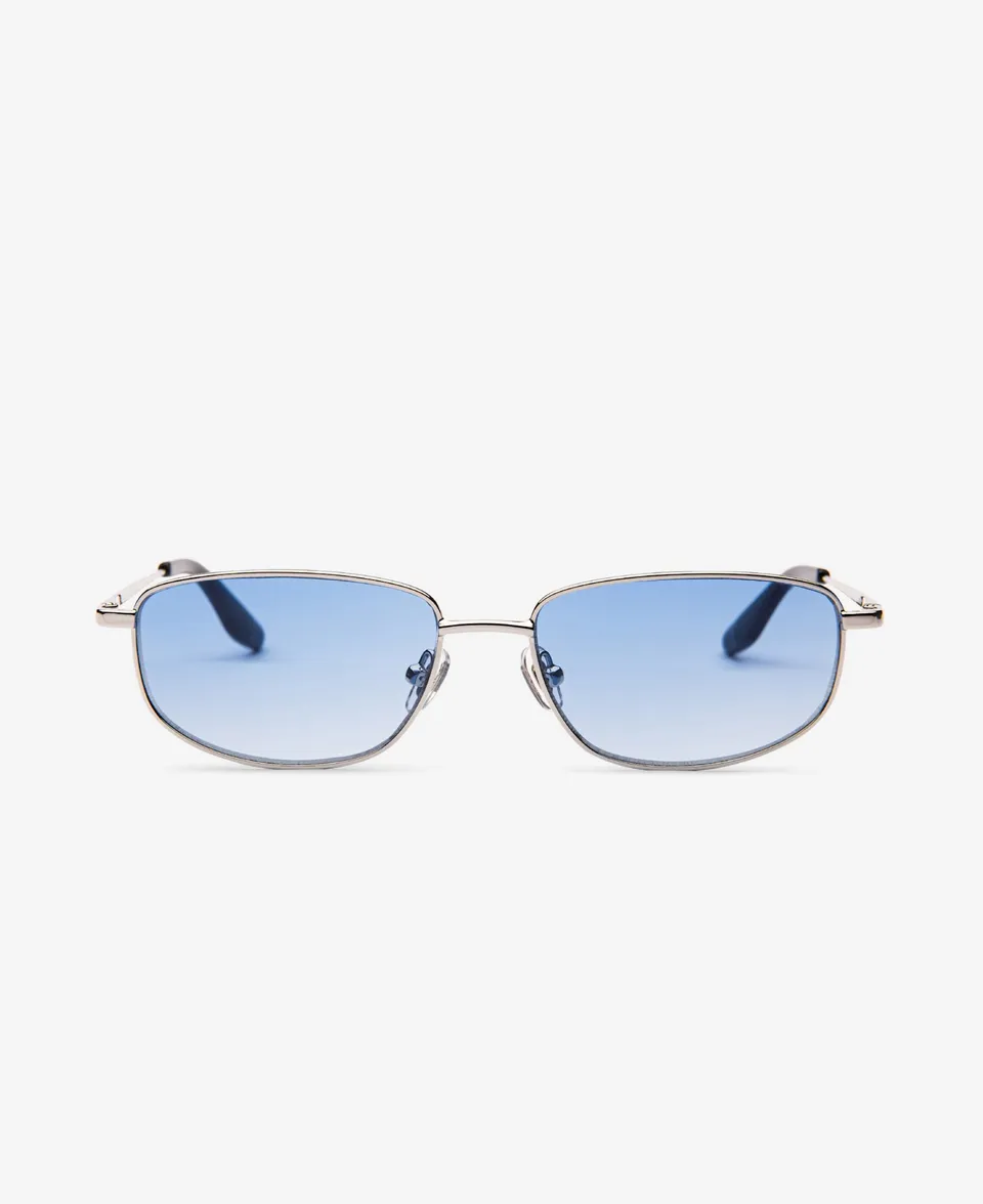 messyweekend-laurence-sonnenbrille-black-gradient-blue-metall-rechteckig image 1