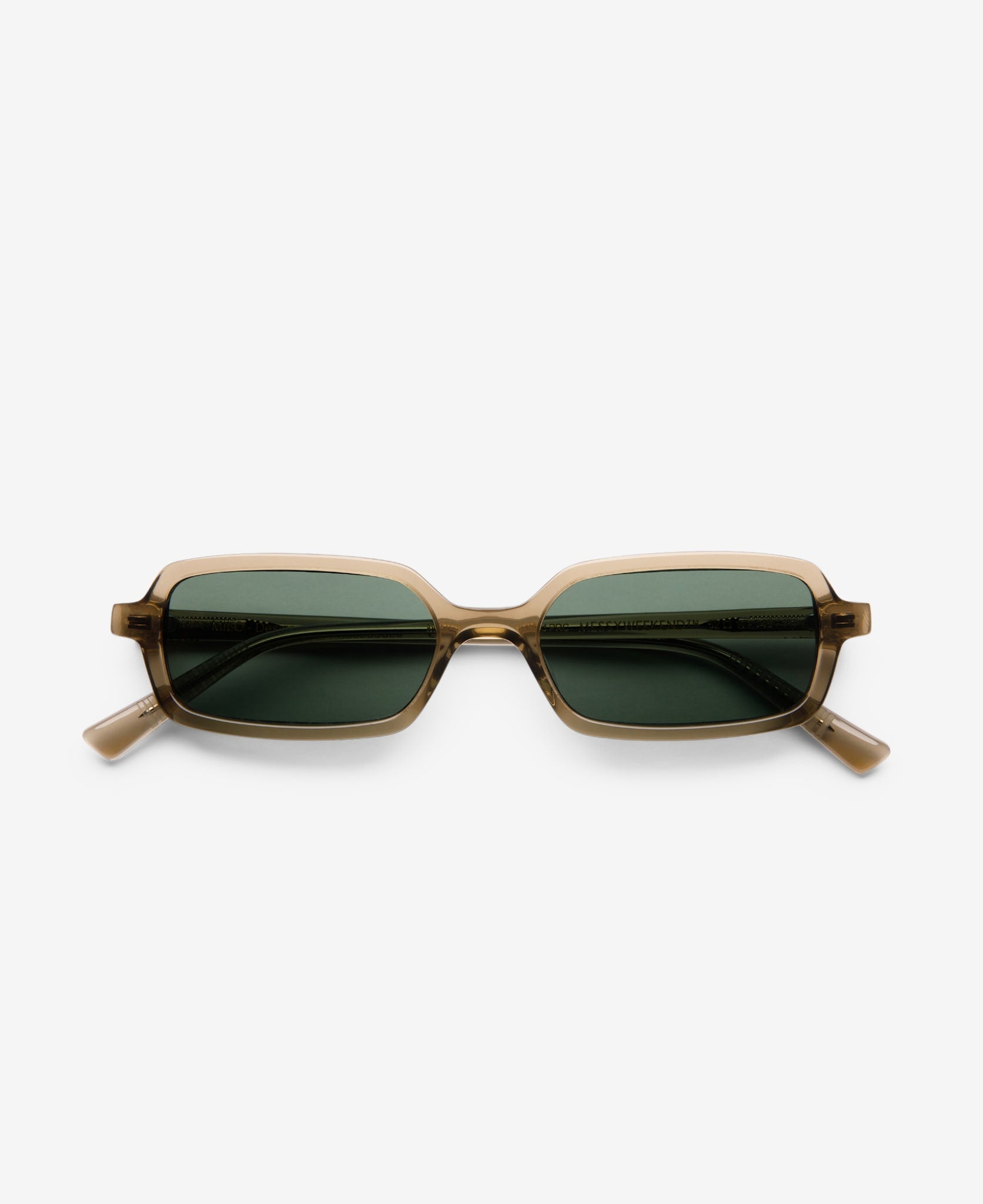 messyweekend-milo-brillenfassung-bottle-green-green-schmales-rechteck-acetat image 2