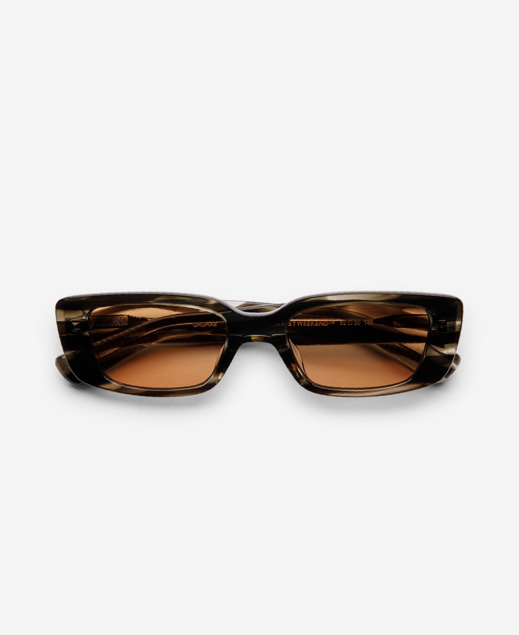 messyweekend-grace-sonnenbrille-havana-green-amber-rechteckig image 2