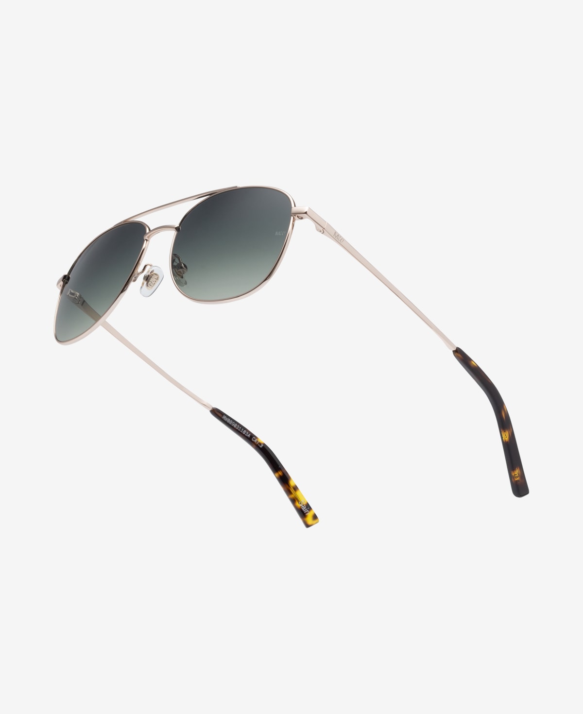 messyweekend-sain-sonnenbrille-shiny-gold-deep-green-gradient image 4