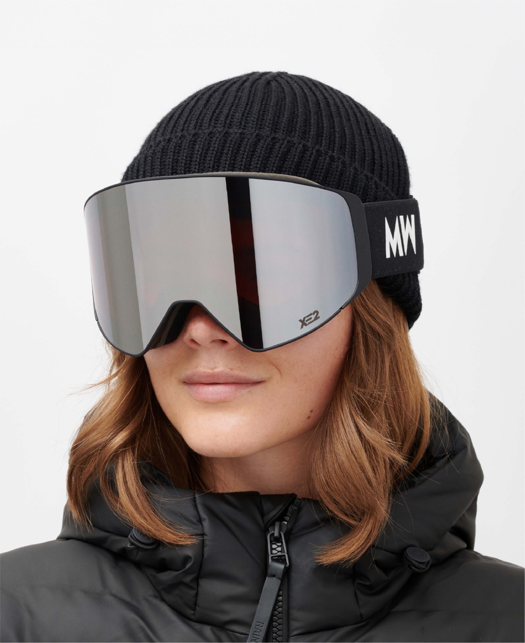 messyweekend-clear-xe2-skibrille-black-silver-mirrored image 4