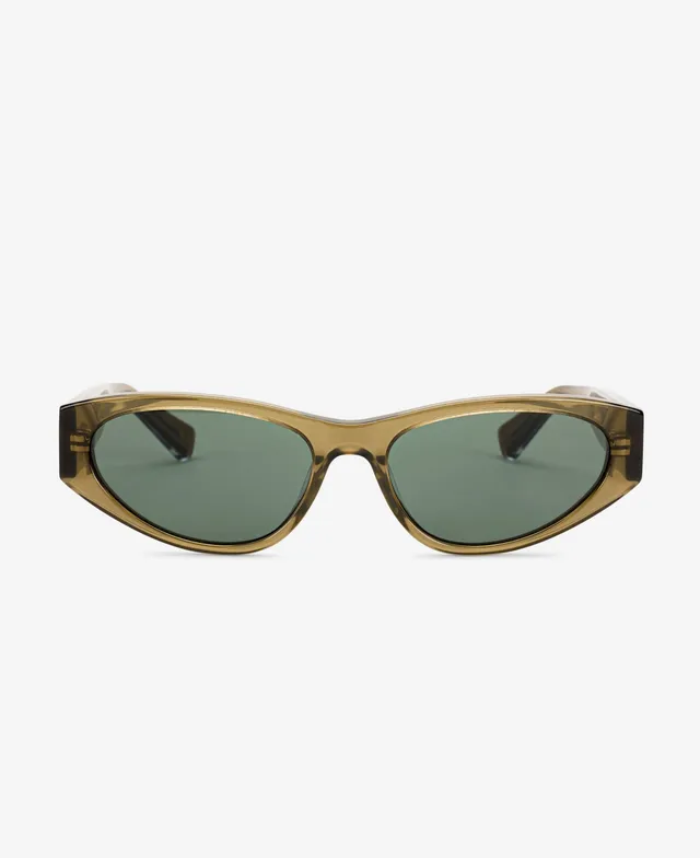 messyweekend-blade-sonnenbrille-bottle-green-transparent-green-oval image 1