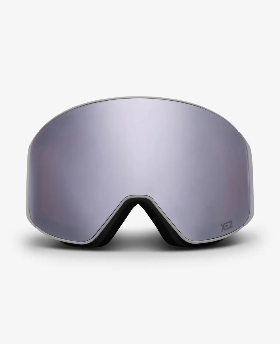 messyweekend-clear-xe2-skibrille-light-grey-silver-mirrored image 1