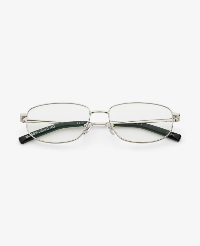 messyweekend-aven-sonnenbrille-shiny-silver-clear image 1