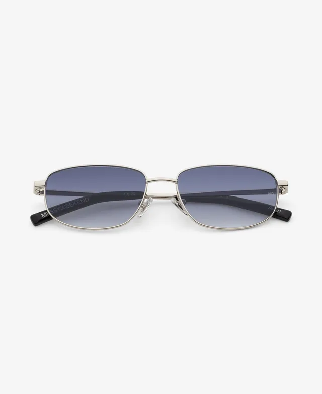 messyweekend-aven-shiny-silver-deep-blue-gradient-sonnenbrille image 1