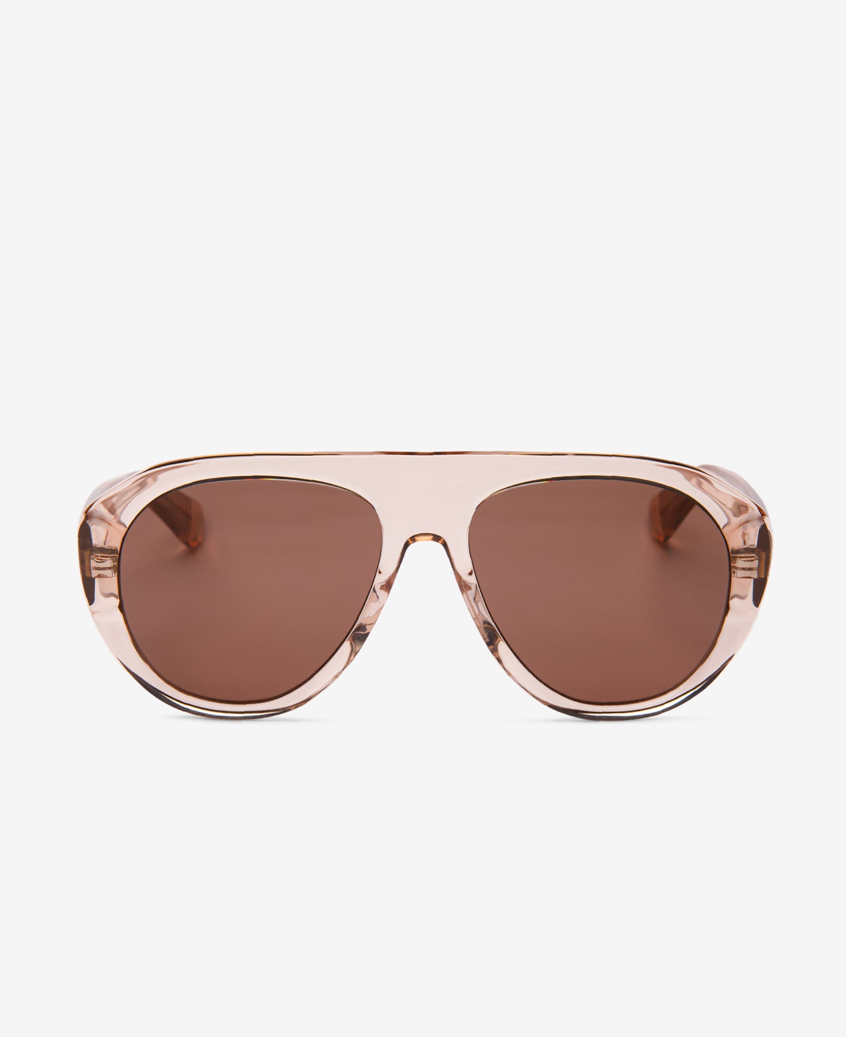 messyweekend-mick-sonnenbrille-peach-brown-oversized-aviator-acetat image 1