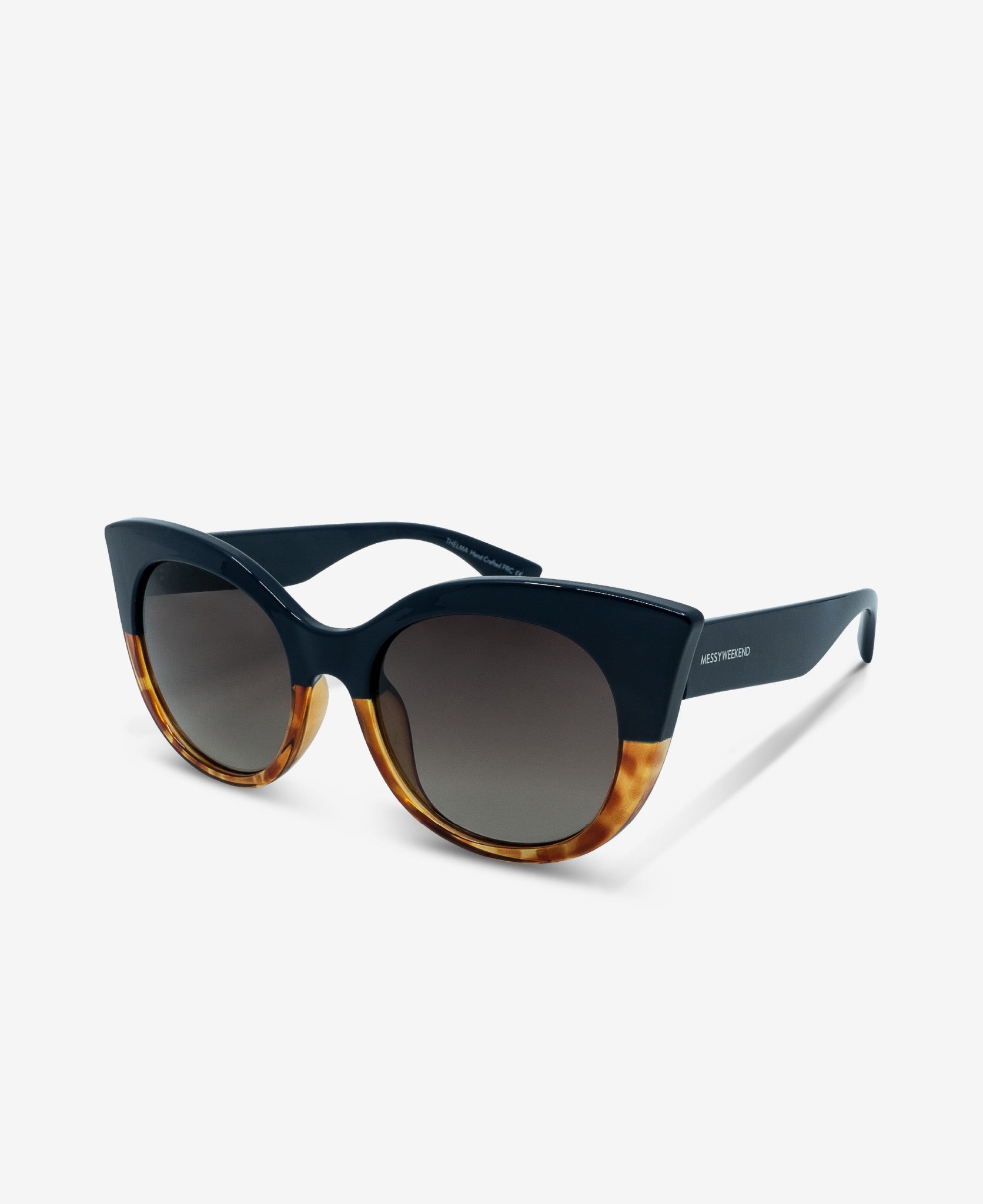 messyweekend-thelma-sonnenbrille-blue-tortoise-green-cat-eye image 2