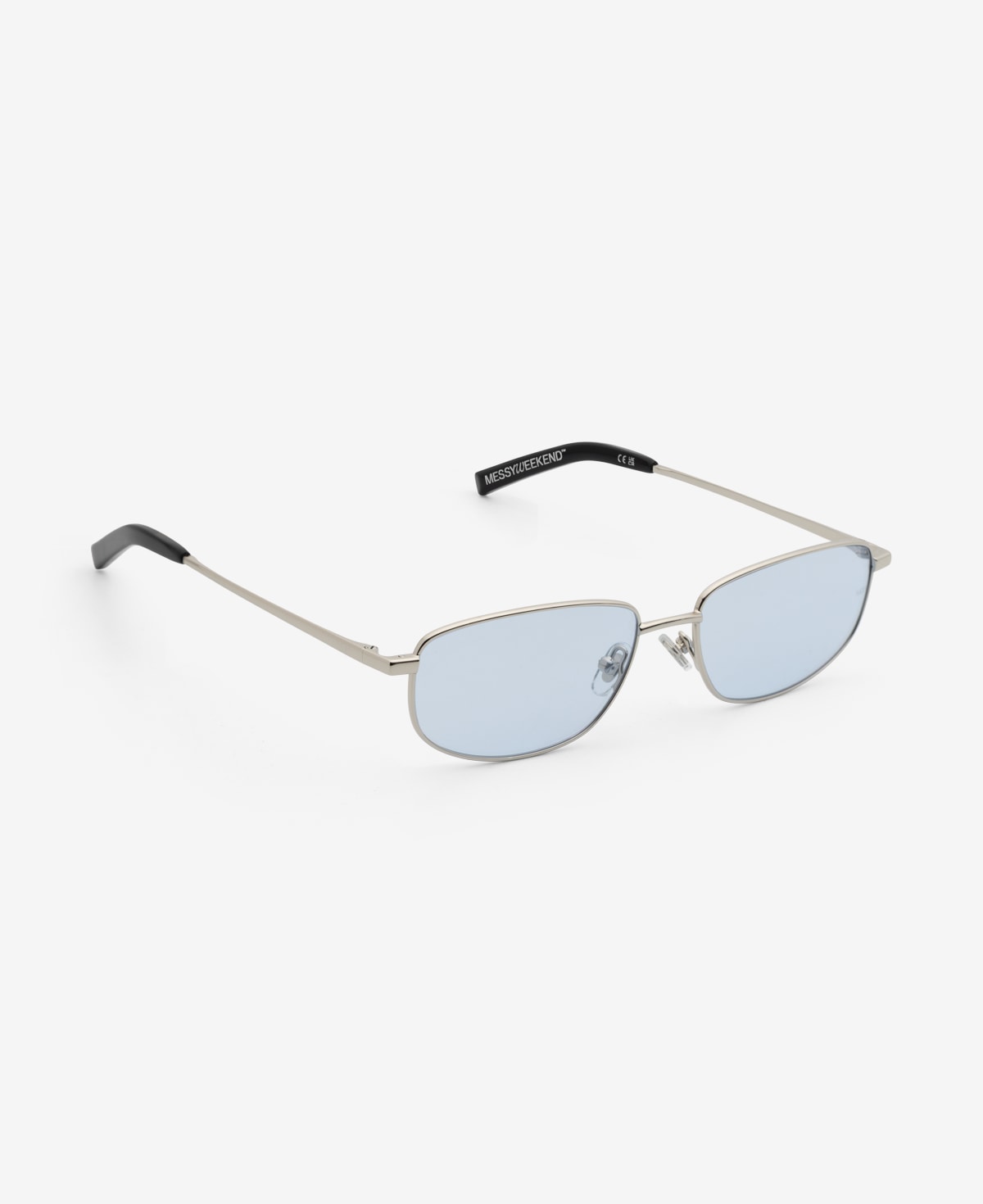 messyweekend-aven-brille-shiny-silver-soft-blue-rechteck-metall image 5