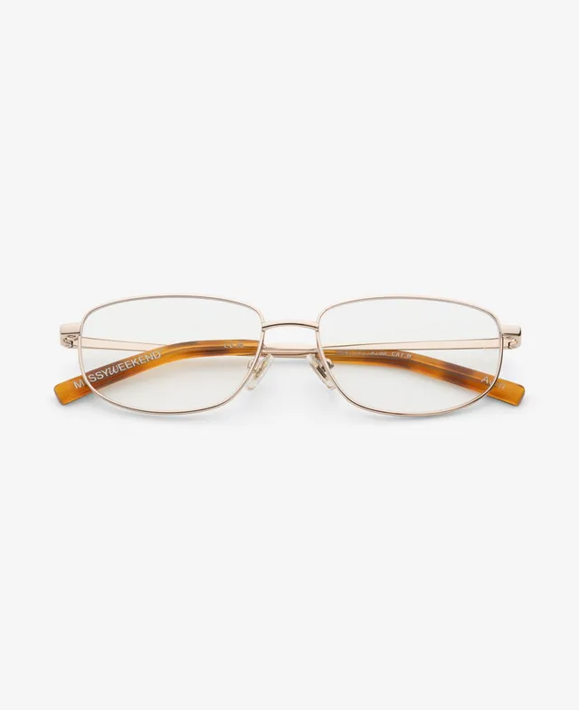 messyweekend-aven-brille-shiny-gold-clear image 1