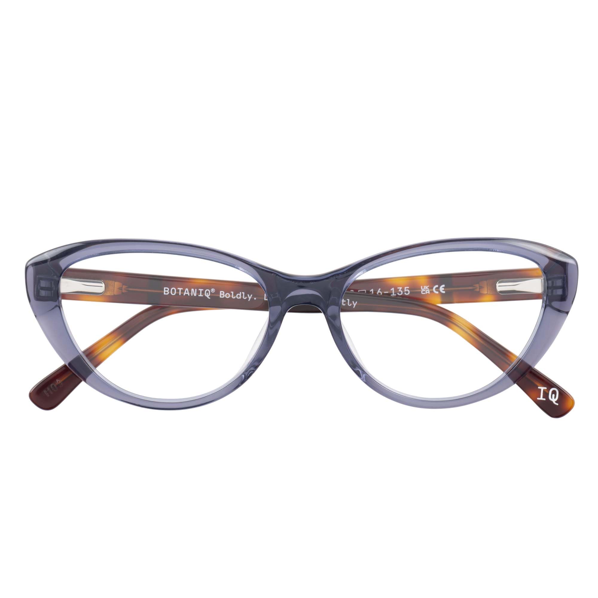 botaniq-brille-mit-sehst-rke-f-r-damen-katzenauge-acetat-gloss-navy-holz-tortois image 2