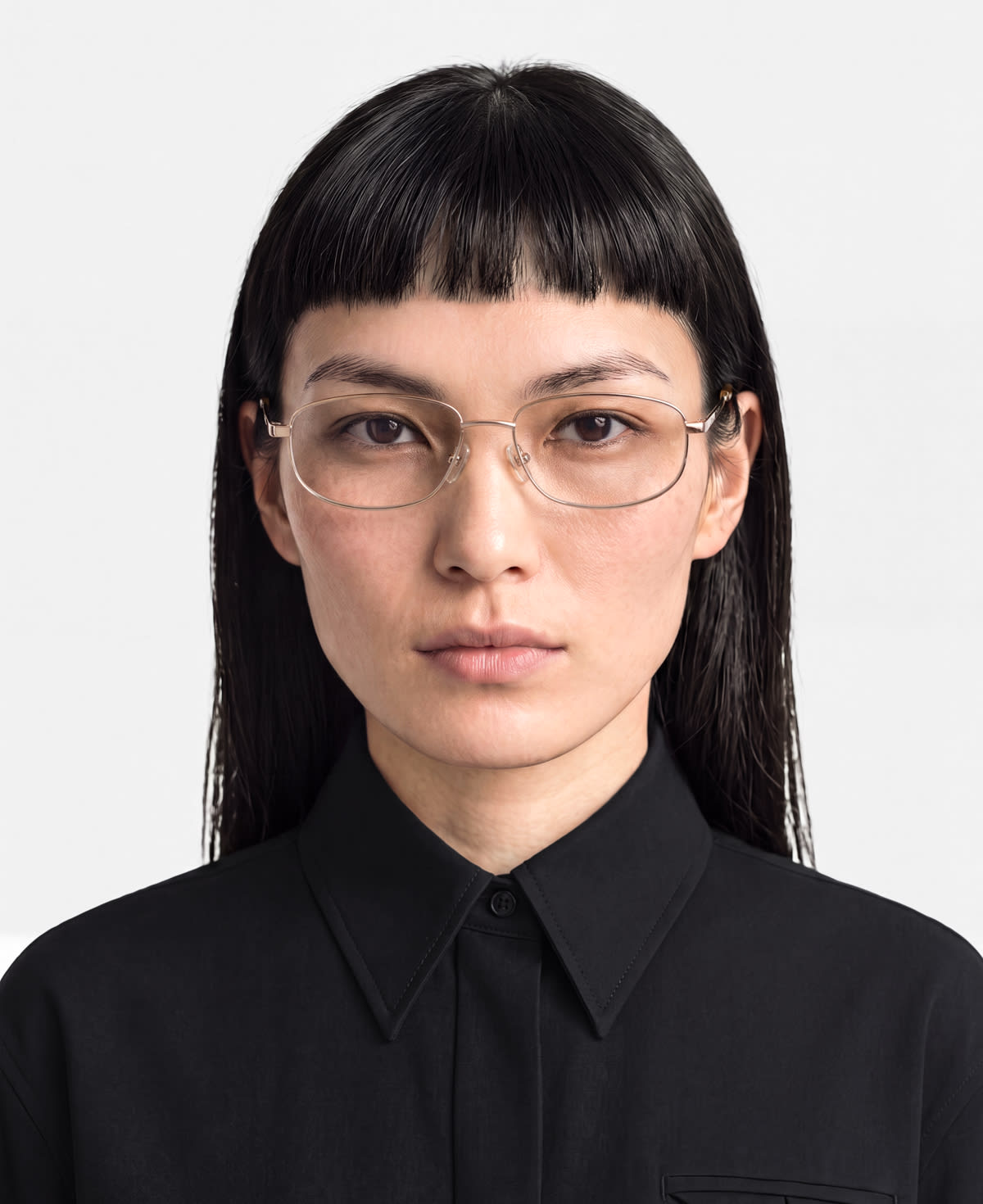 messyweekend-aven-brille-shiny-gold-clear image 2