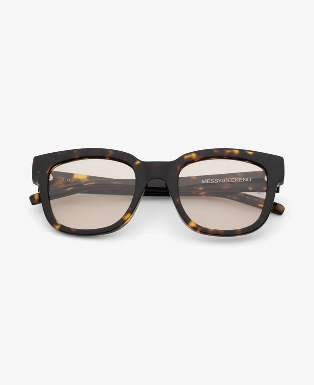 messyweekend-lu-sonnenbrille-eckig-dark-havana-soft-brown image 1