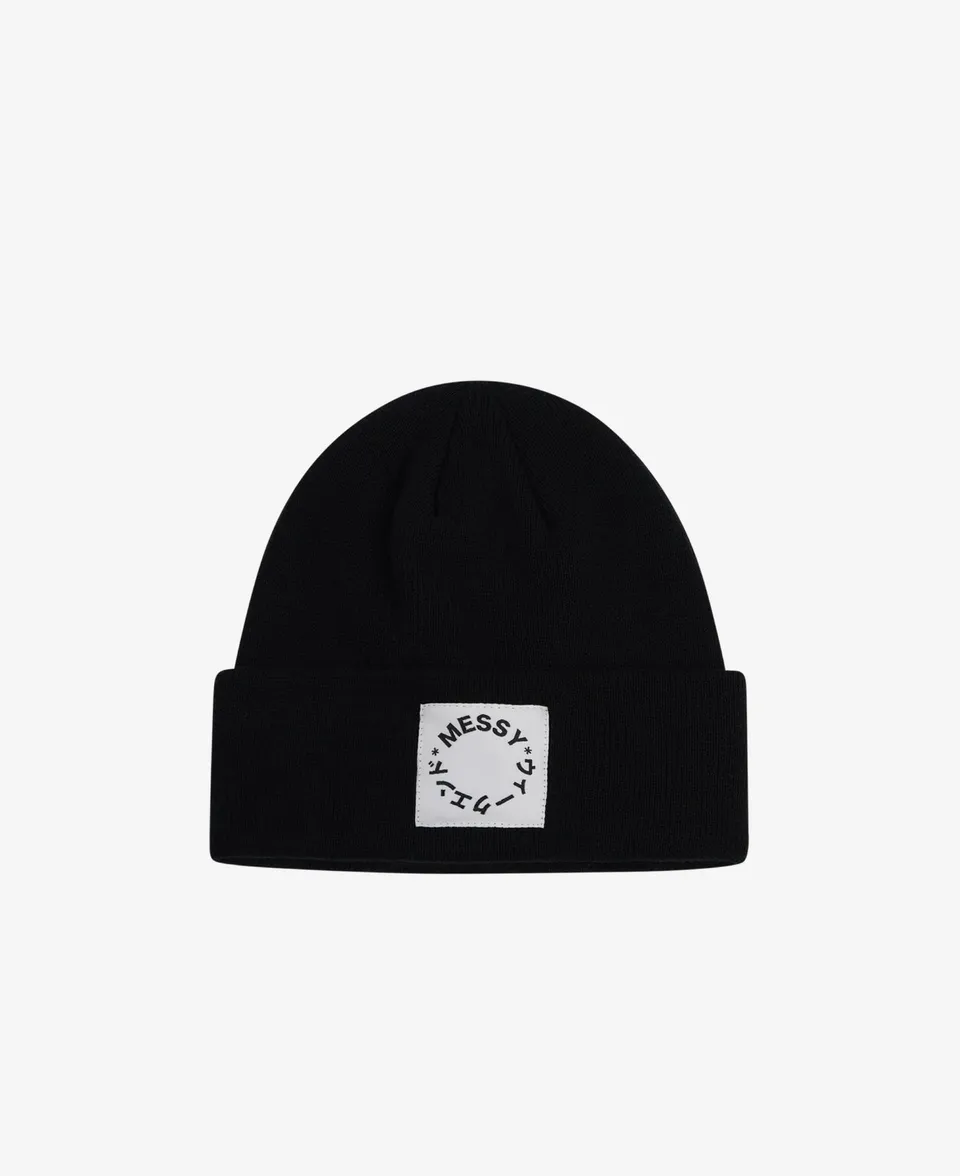 messyweekend-beanie-tom-m-tze-black-baumwolle image 1