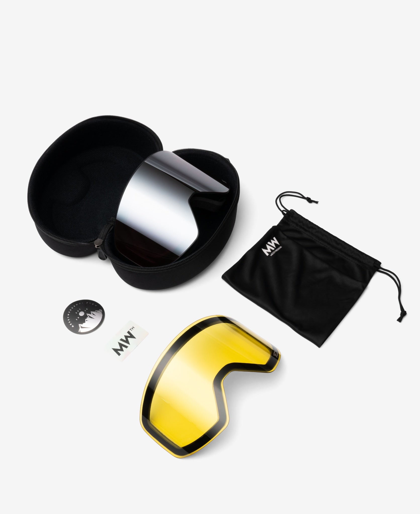 messyweekend-clear-xe2-skibrille-light-grey-silver-mirrored image 5