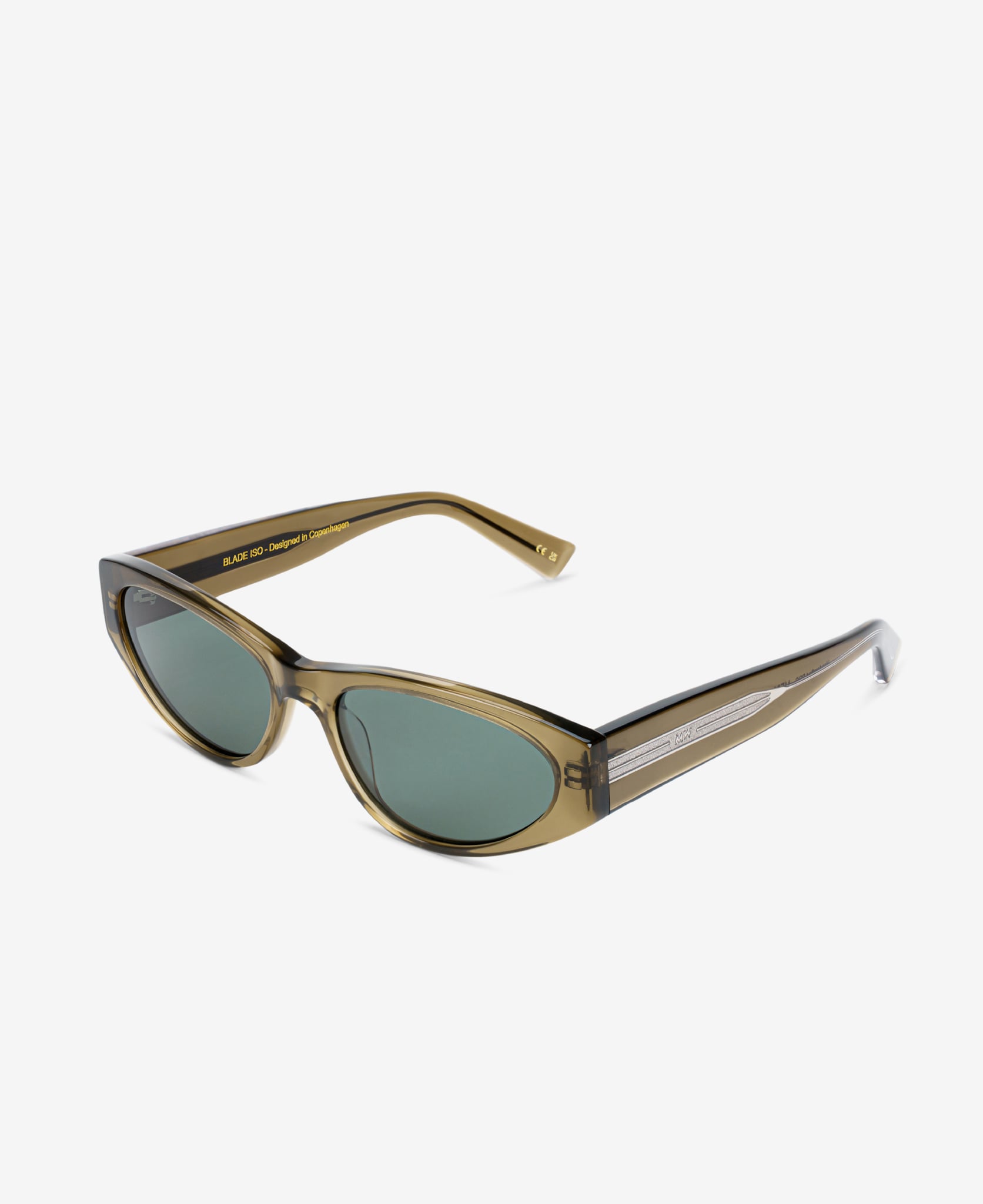 messyweekend-blade-sonnenbrille-bottle-green-transparent-green-oval image 2