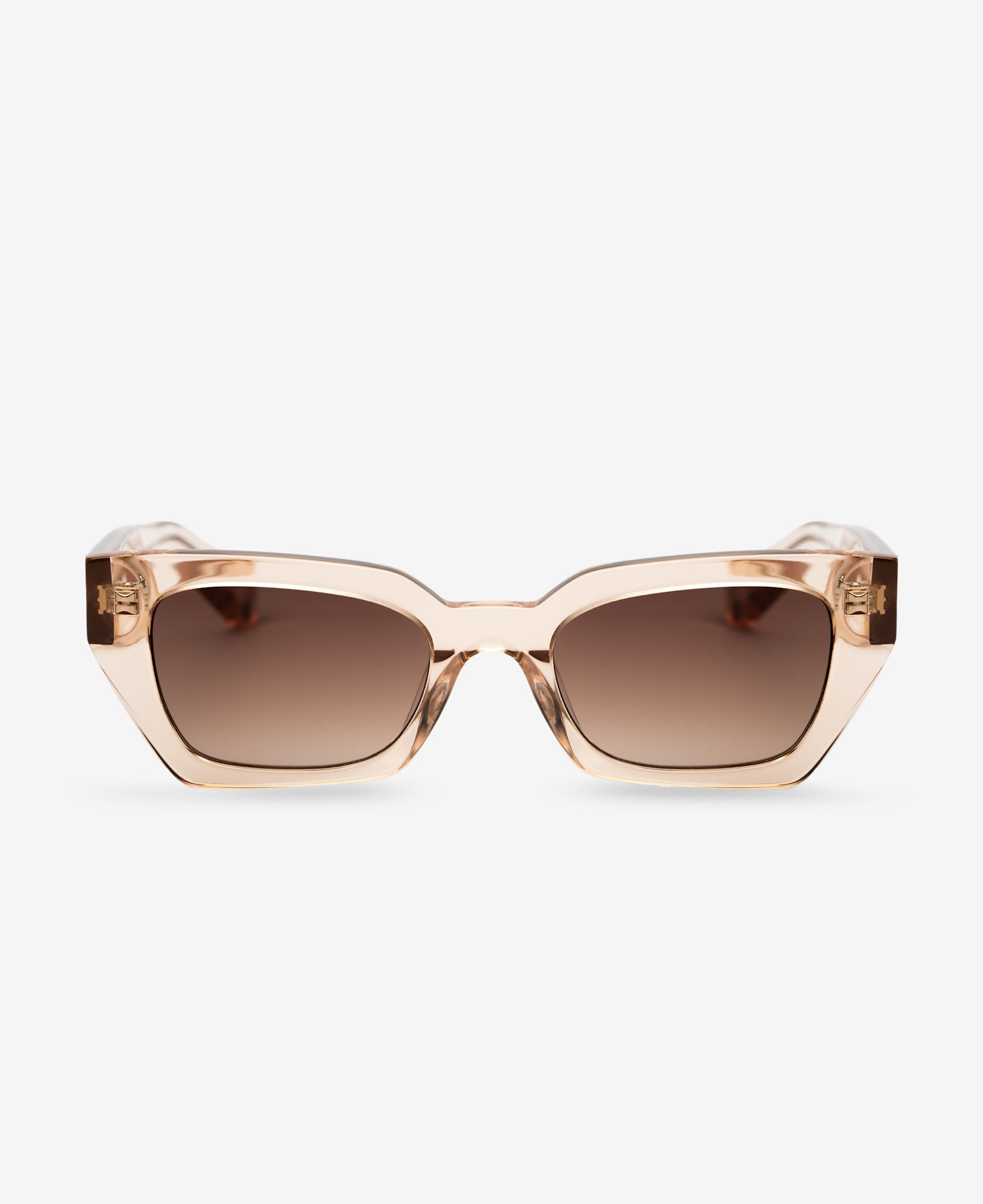 messyweekend-luna-sonnenbrille-champagne-gradient-brown-eckig image 1