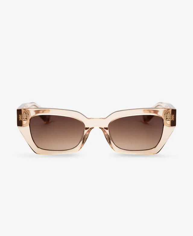 messyweekend-luna-sonnenbrille-champagne-gradient-brown-eckig image 1