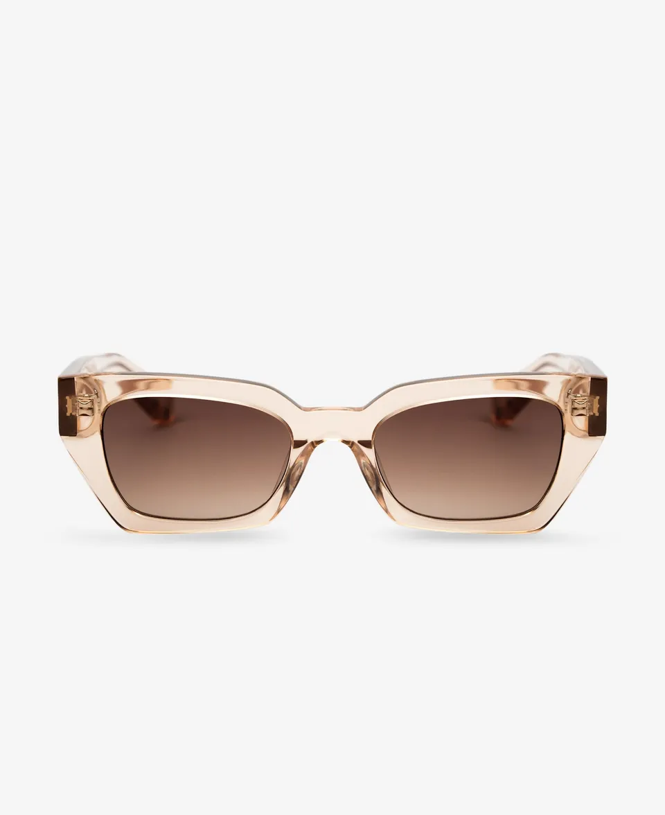 messyweekend-luna-sonnenbrille-champagne-gradient-brown-eckig image 1