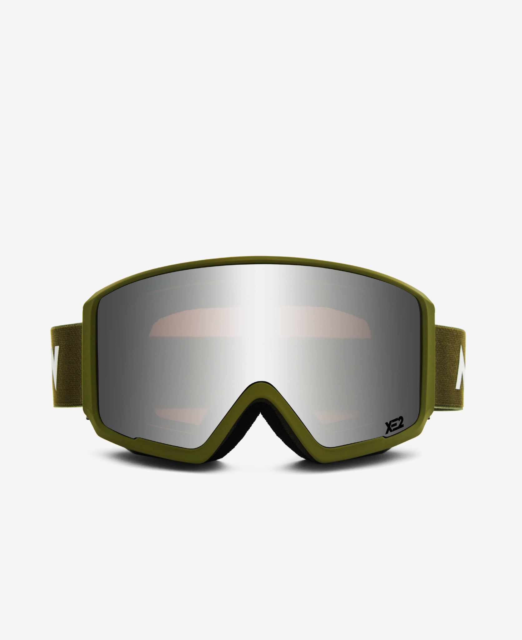 messyweekend-flip-xe2-skibrille-army-silver-mirrored-magnet-wechselsystem image 1