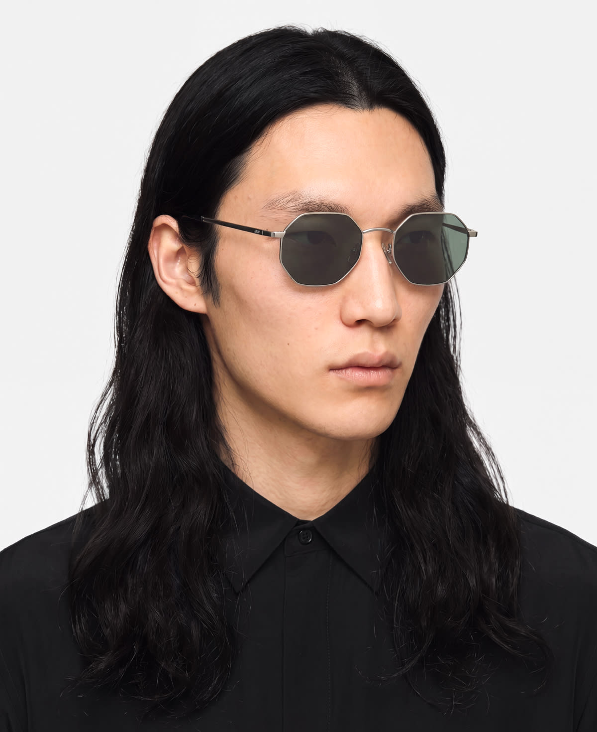 messyweekend-eno-sonnenbrille-shiny-silver-deep-green image 3
