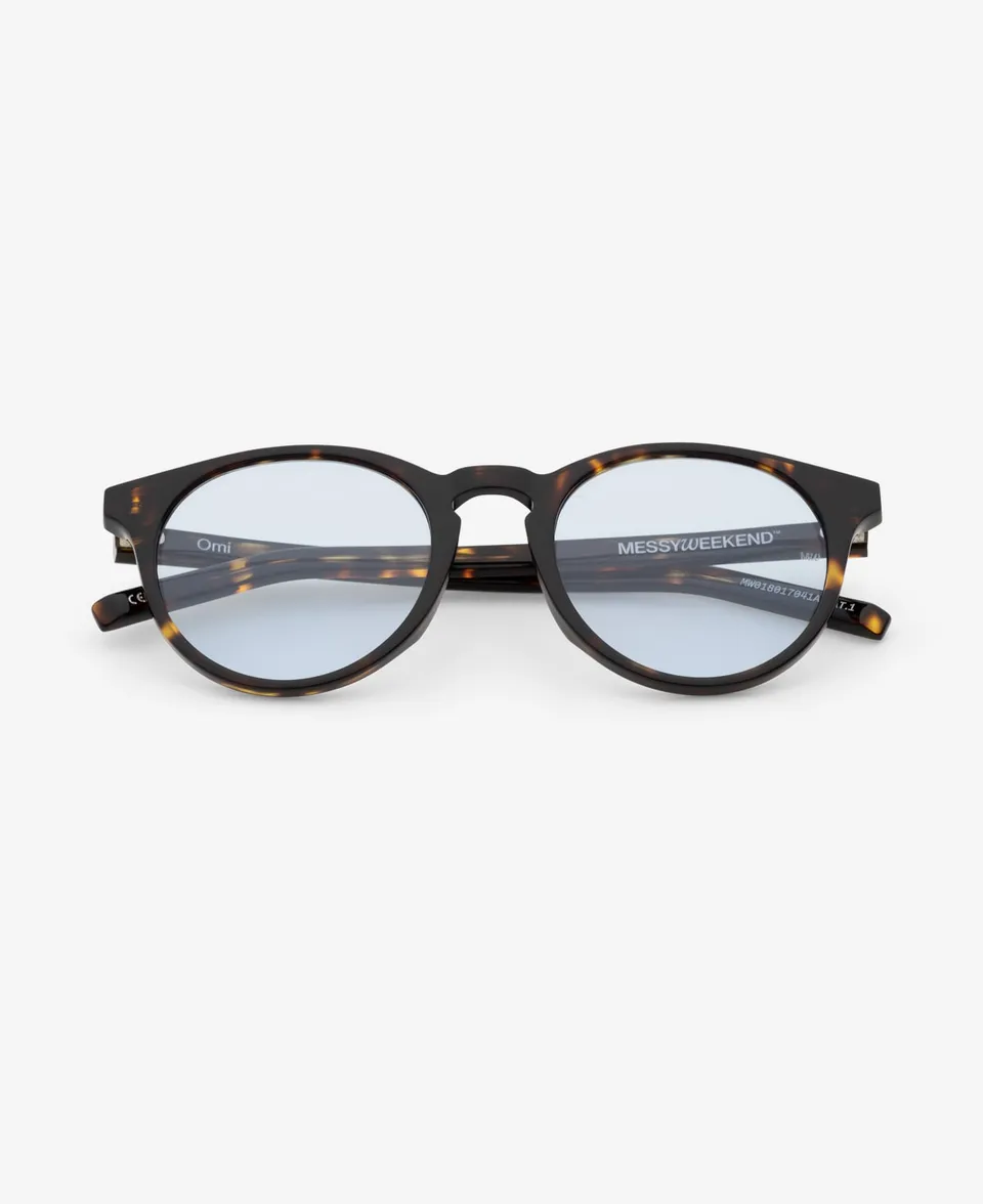 messyweekend-omi-sonnenbrille-dark-havana-soft-blue image 1